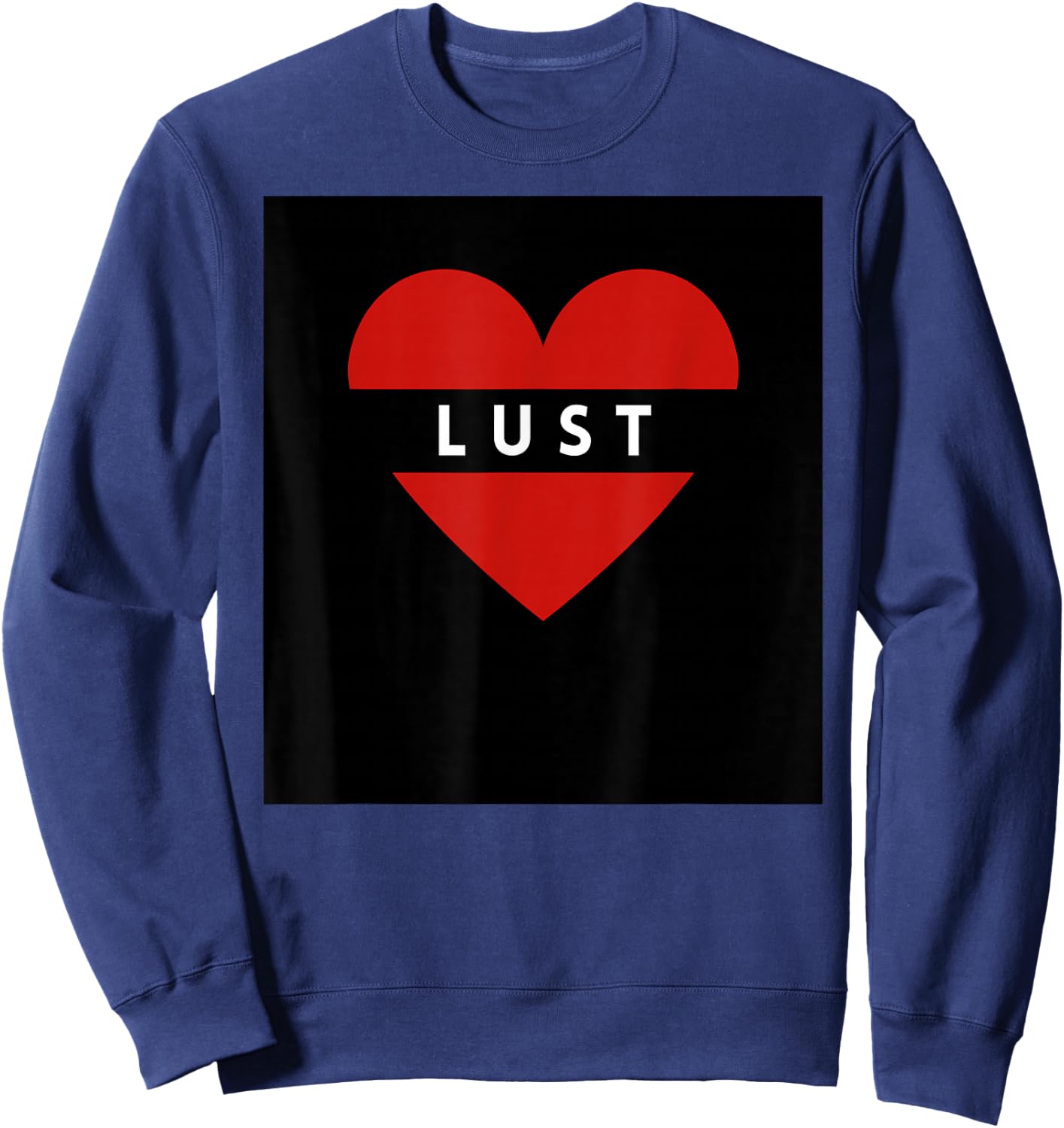 Lust Heart Sweatshirt - Sweatshirt | Navy