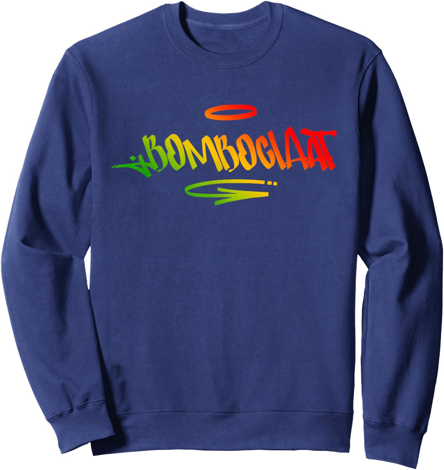 Bomboclaat Jamaican Street Slang Expression Sweatshirt - Sweatshirt | Navy