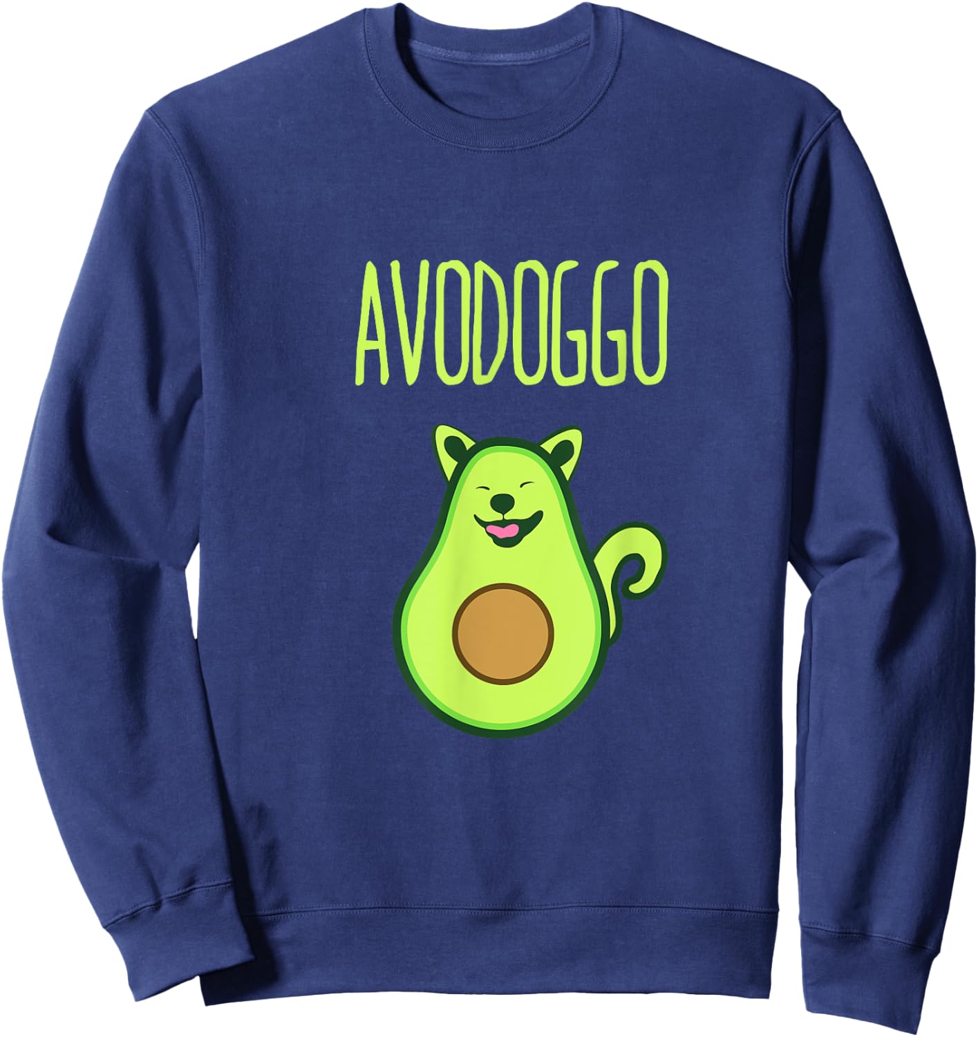 Avodoggo Funny Dog Avocado Cinco De Mayo Cute Women Sweatshirt - Sweatshirt | Navy
