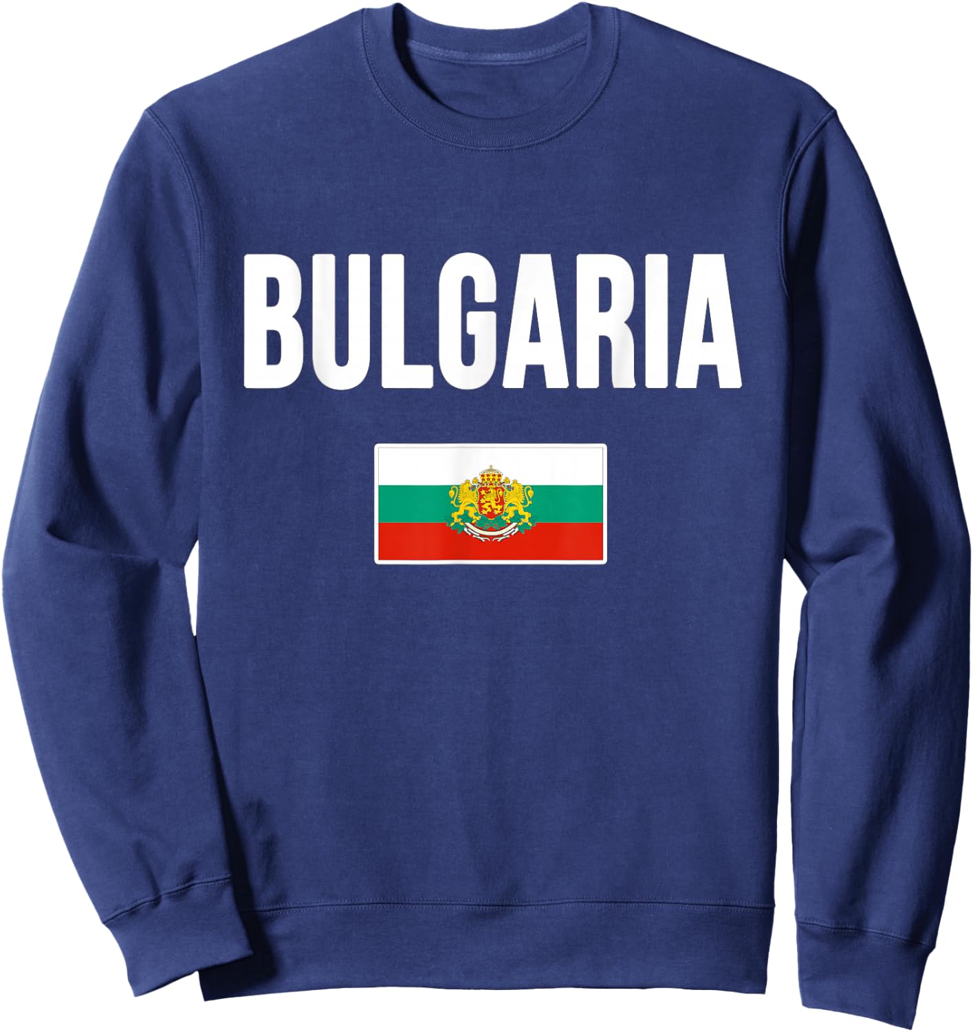 Bulgaria Bulgarian Flag Sweatshirt - Sweatshirt | Navy