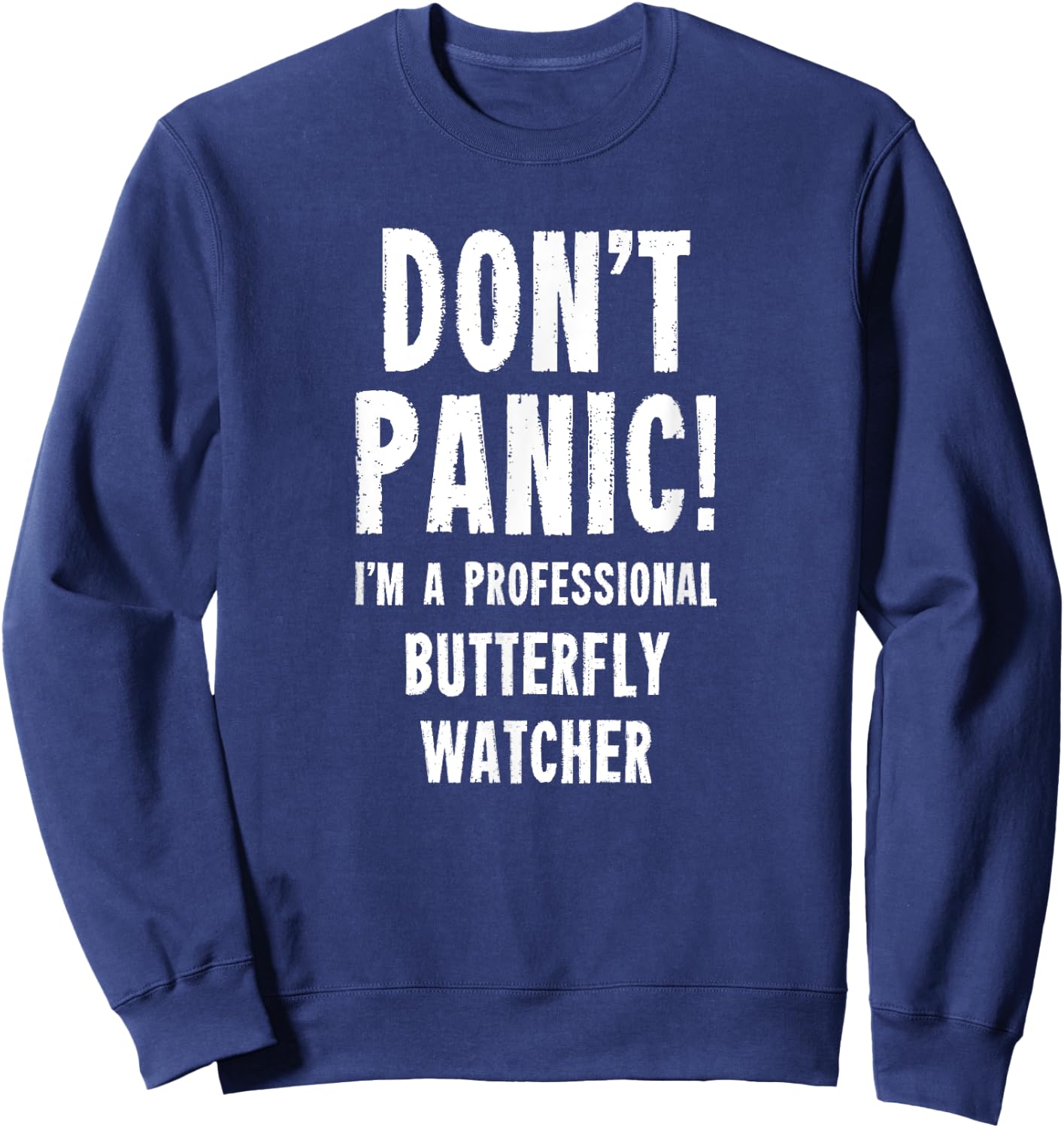 Butterfly Watcher Sweatshirt - Sweatshirt | Navy
