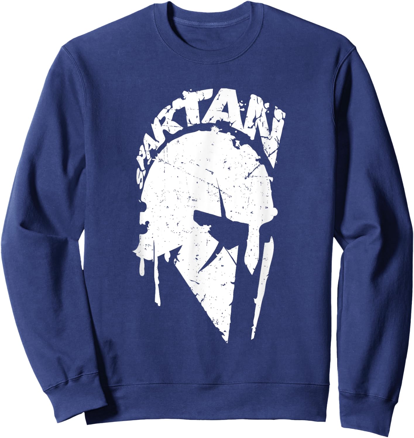 Spartan Warrior Soldier Gym Bodybuilding Sport Design Sweatshirt - Sweatshirt | Navy