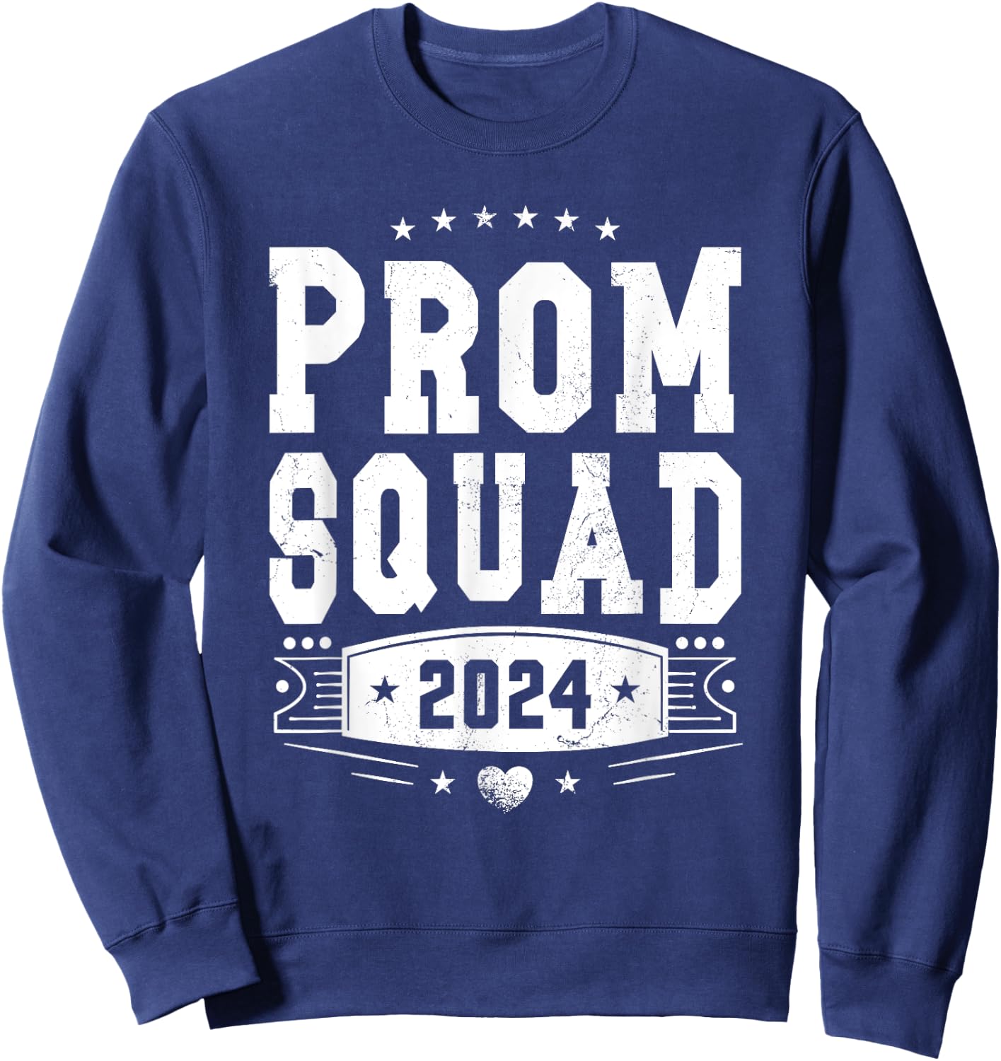 Prom Squad 2024 Graduate Prom Class of 2024 Sweatshirt - Sweatshirt | Navy