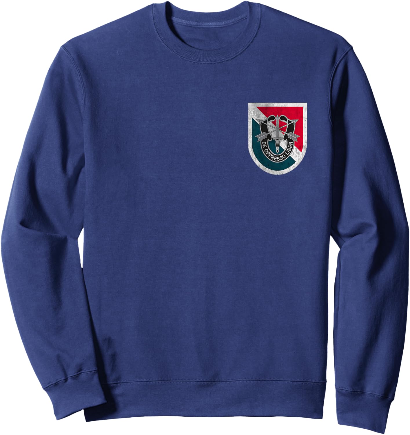 11th Special Forces Group SFG Logo Military Veteran Xmas Sweatshirt - Sweatshirt | Navy