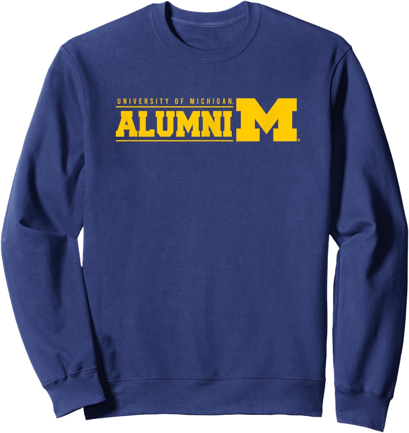 University of Michigan Wolverines U of M Alumni Sweatshirt - Sweatshirt | Navy