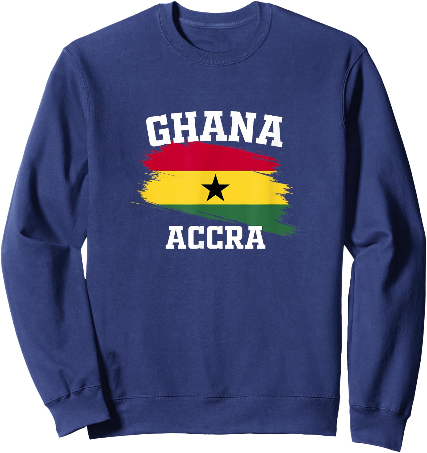 Ghana Flag Accra Vacation Africa Souvenirs Athletes Gifts Sweatshirt - Sweatshirt | Navy