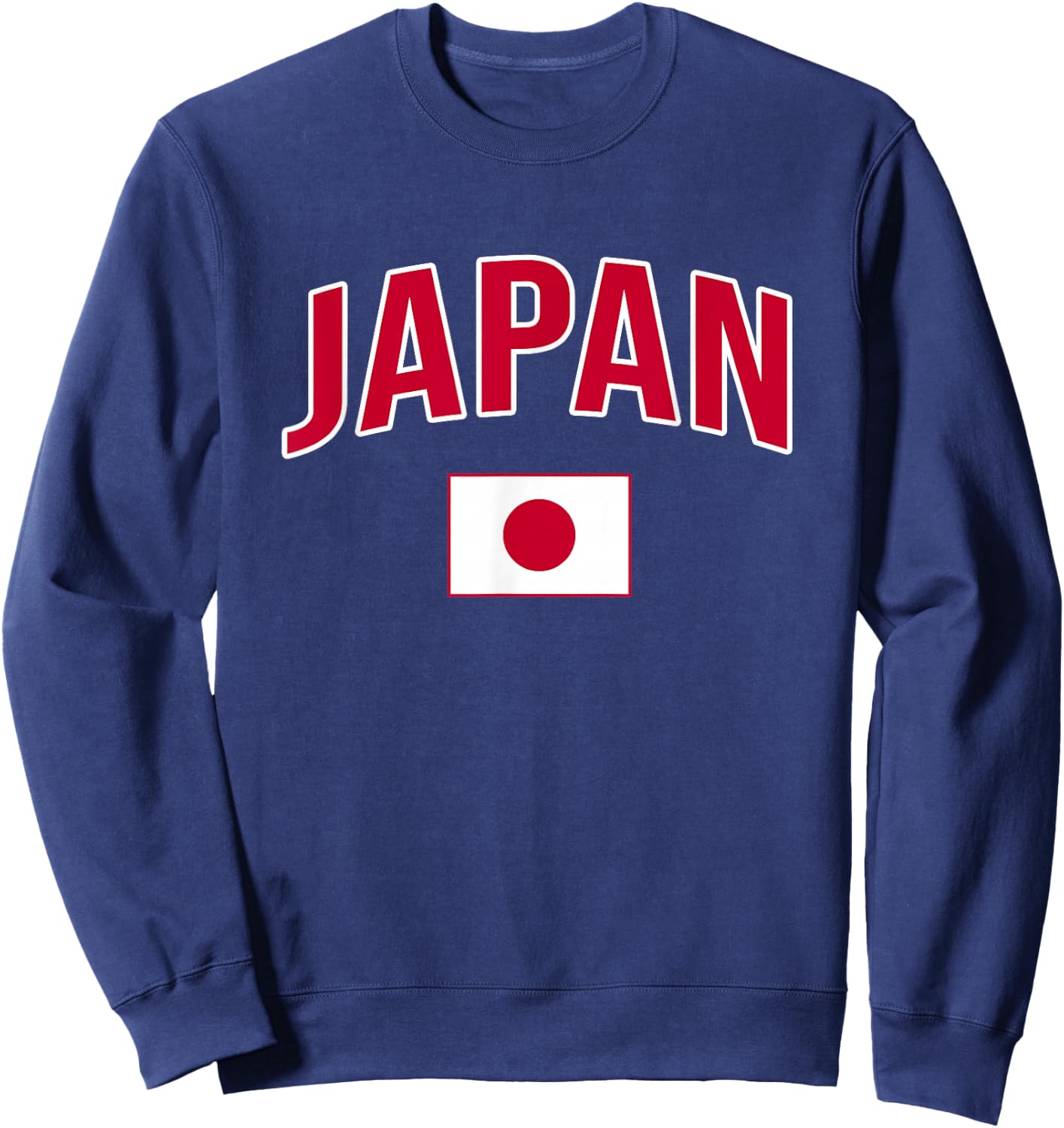 Japan - Flag of Japan - Throwback Design - Classic Sweatshirt - Sweatshirt | Navy