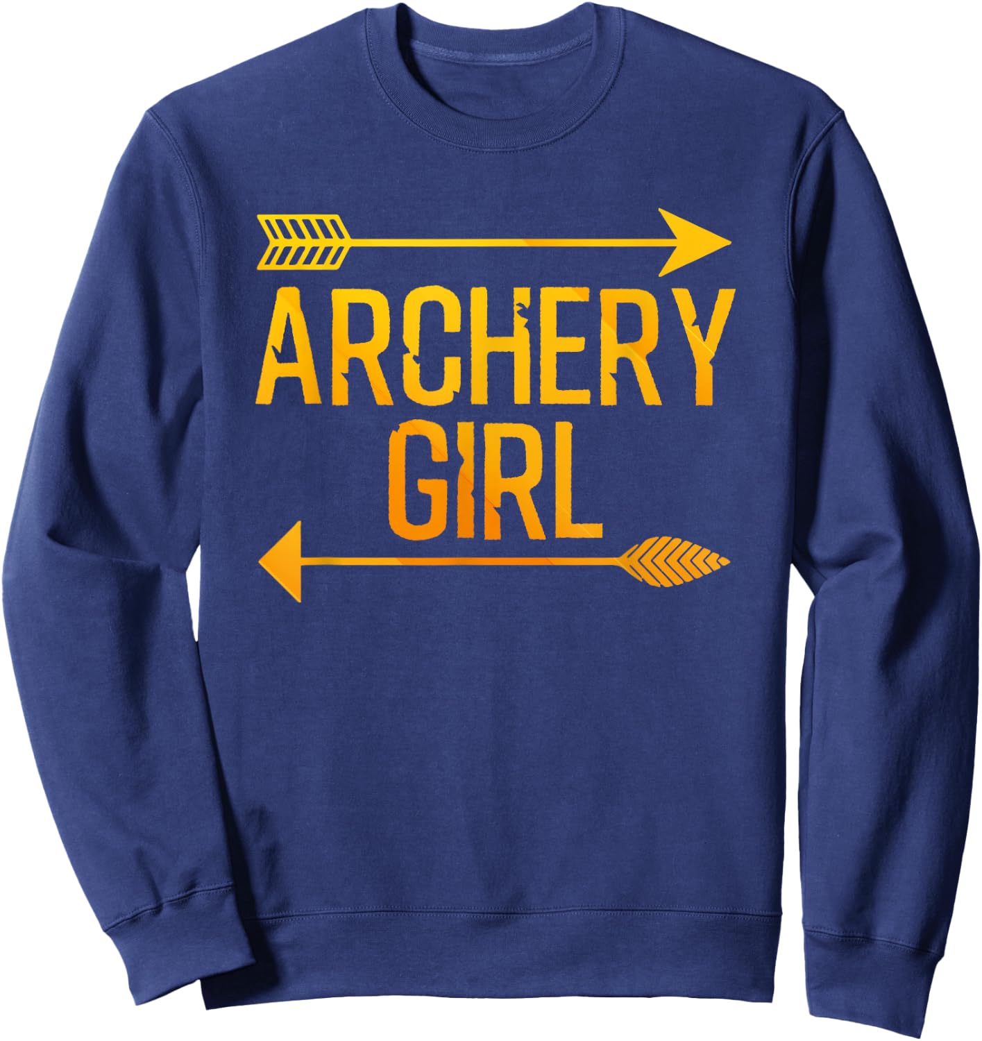 Cool Archery Art For Girls Women Crossbow Bow Hunting Archer Sweatshirt - Sweatshirt | Navy