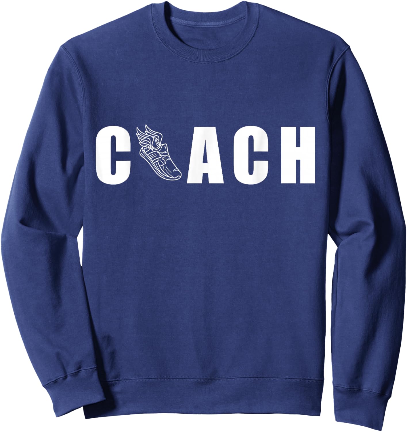 Cross Country Coach Funny Marathon Running Shoes XC Runner Sweatshirt - Sweatshirt | Navy