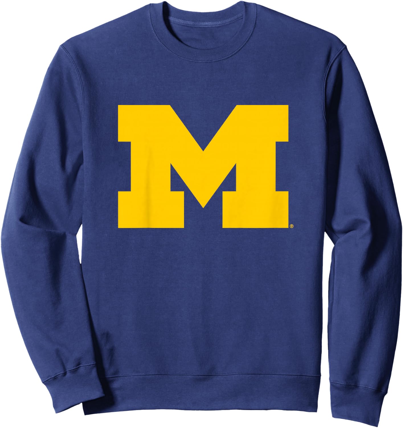 Kids University of Michigan Wolverines U of M Primary Logo Sweatshirt - Sweatshirt | Navy