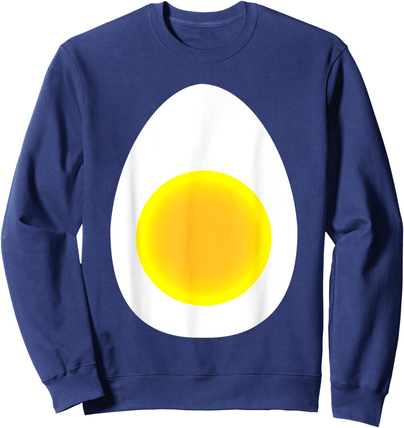 Egg Costume Kids Adult Funny Halloween Costume Sweatshirt - Sweatshirt | Navy