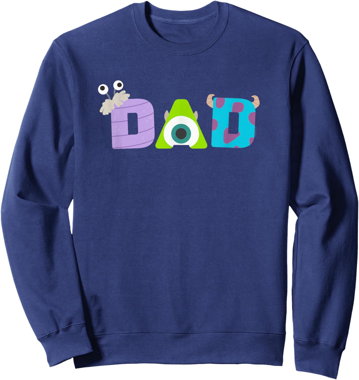 Disney and Pixar’s Monsters, Inc. Dad Father’s Day Birthday Sweatshirt - Sweatshirt | Navy