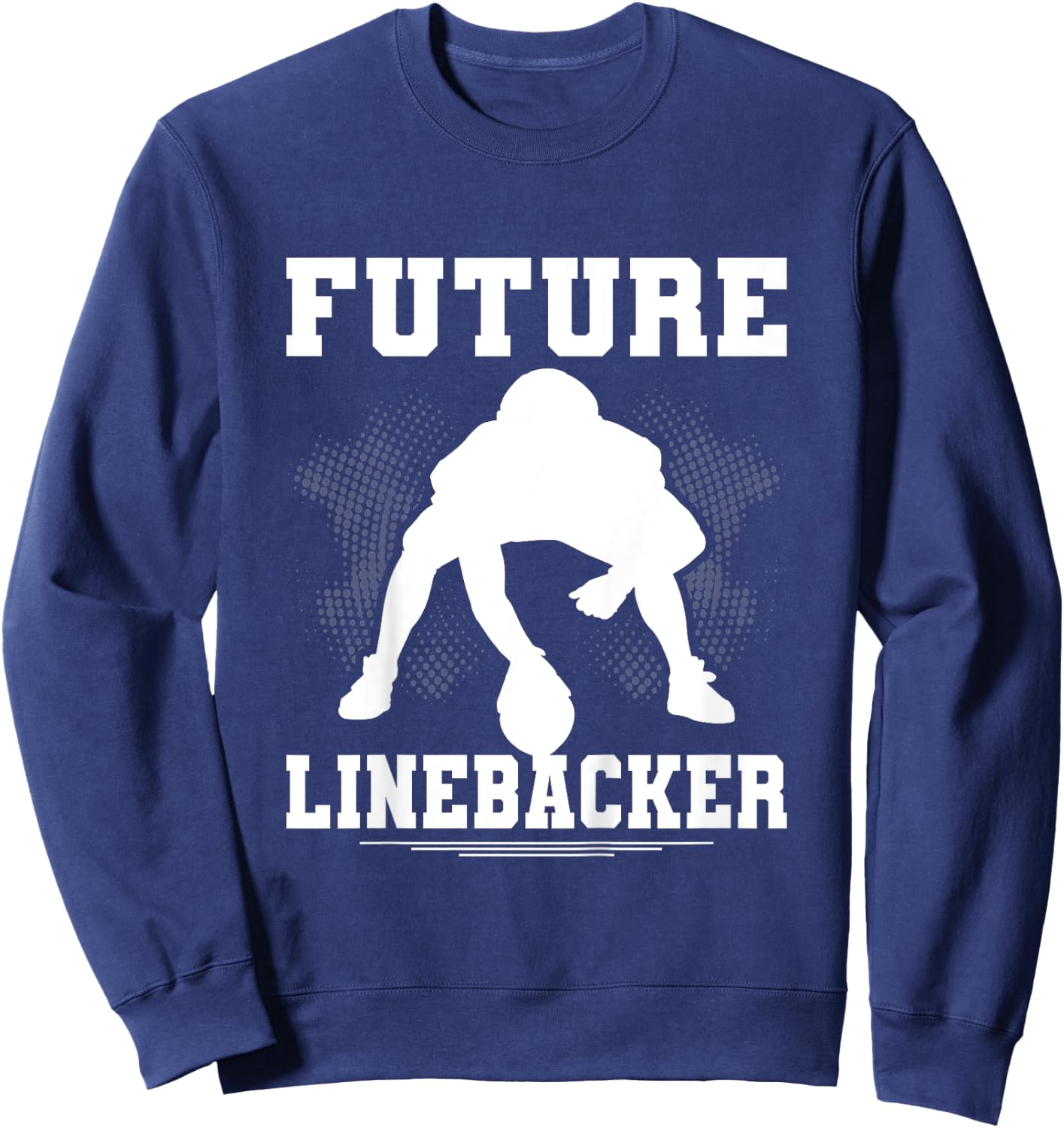 Kids Football Future Linebacker Toddler Team Position Sweatshirt - Sweatshirt | Navy
