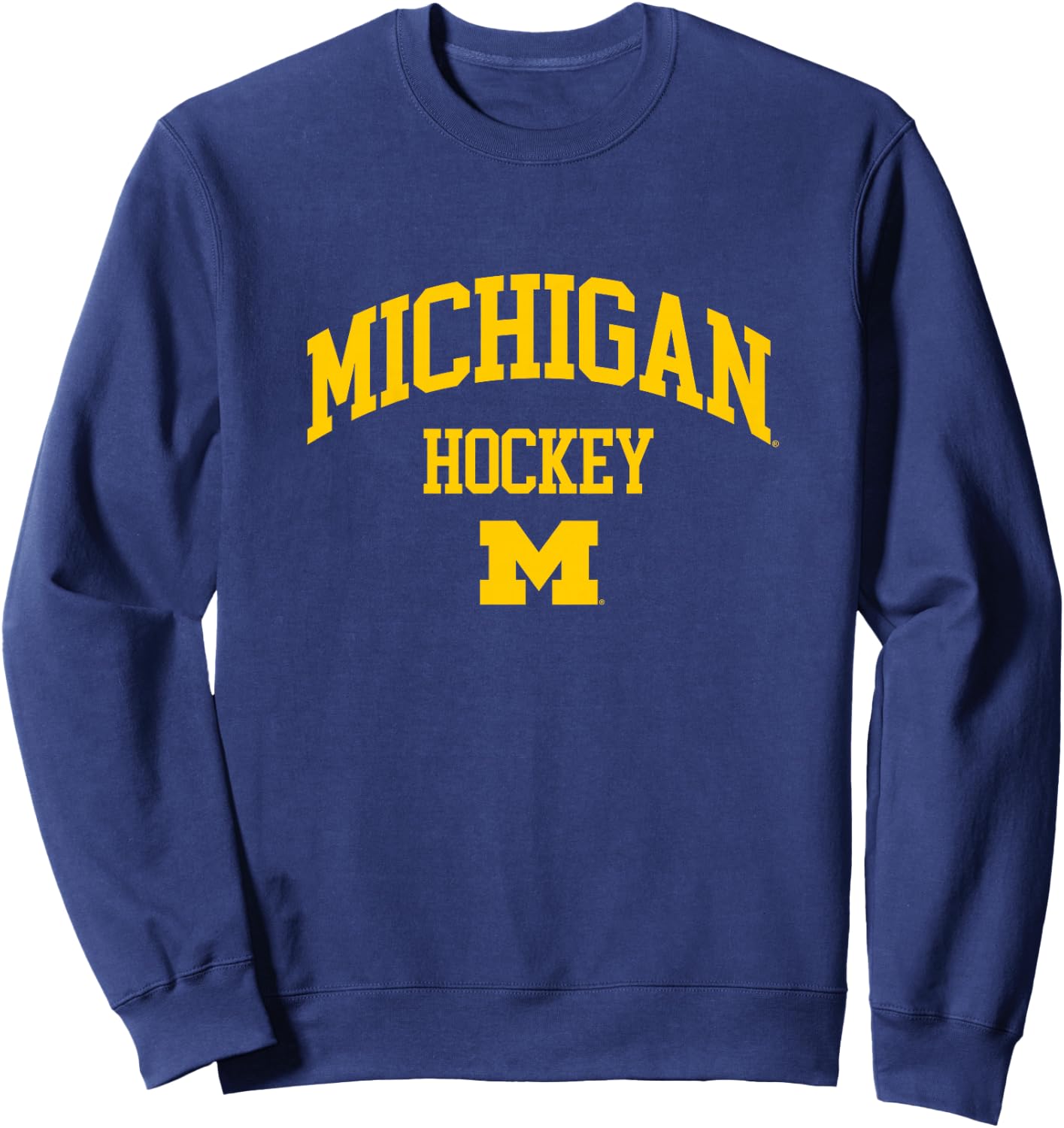 Kids University of Michigan Wolverines U of M Hockey Sweatshirt - Sweatshirt | Navy