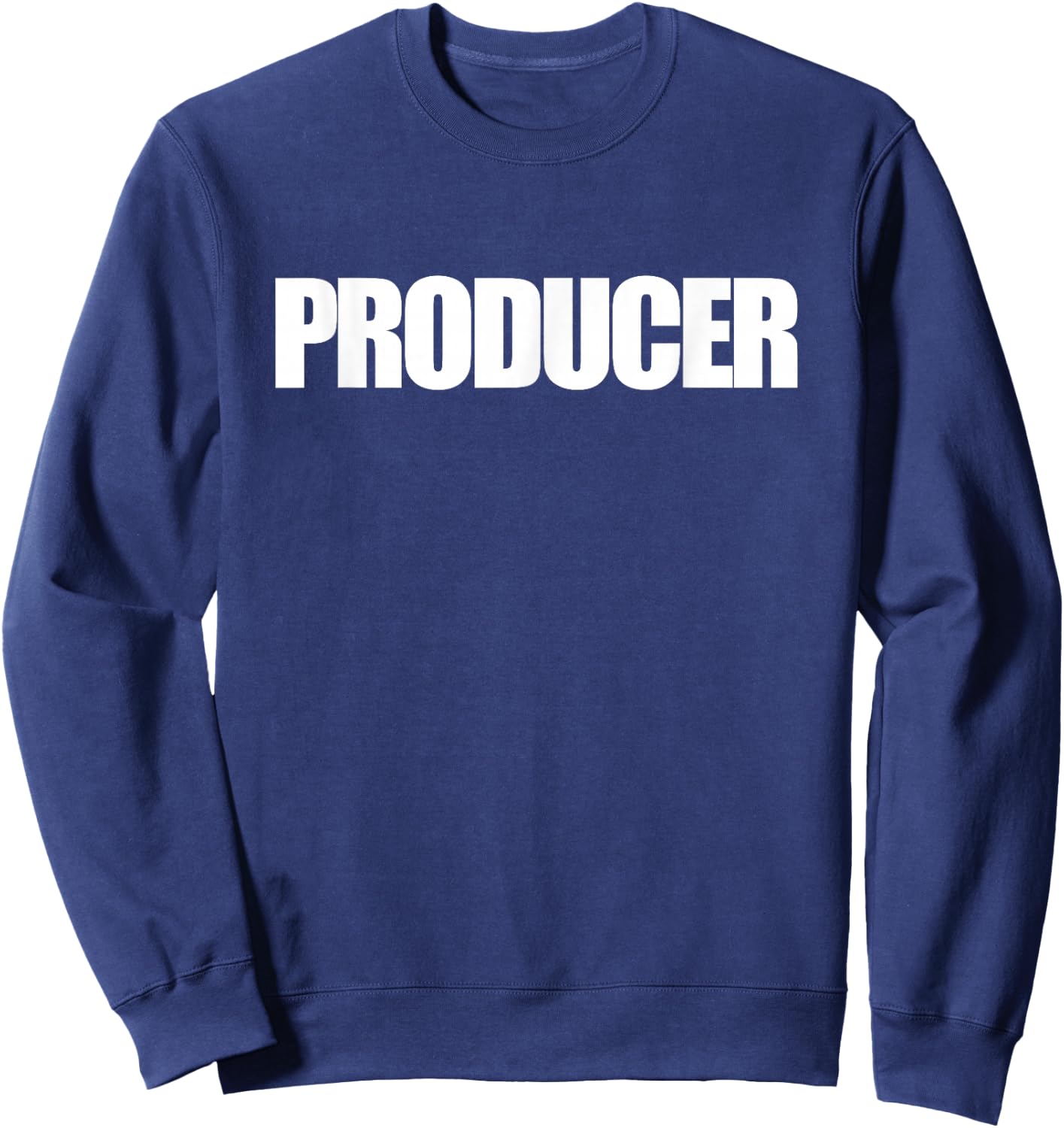 PRODUCER Film or Music Production On Set ID Sweatshirt - Sweatshirt | Navy