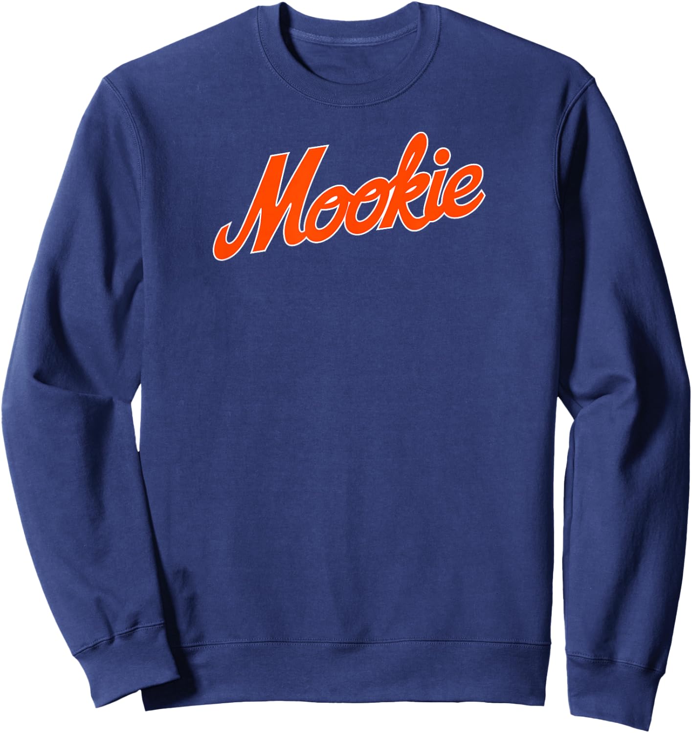 Mookie Wilson: Team Name Text - New York Baseball Sweatshirt - Sweatshirt | Navy