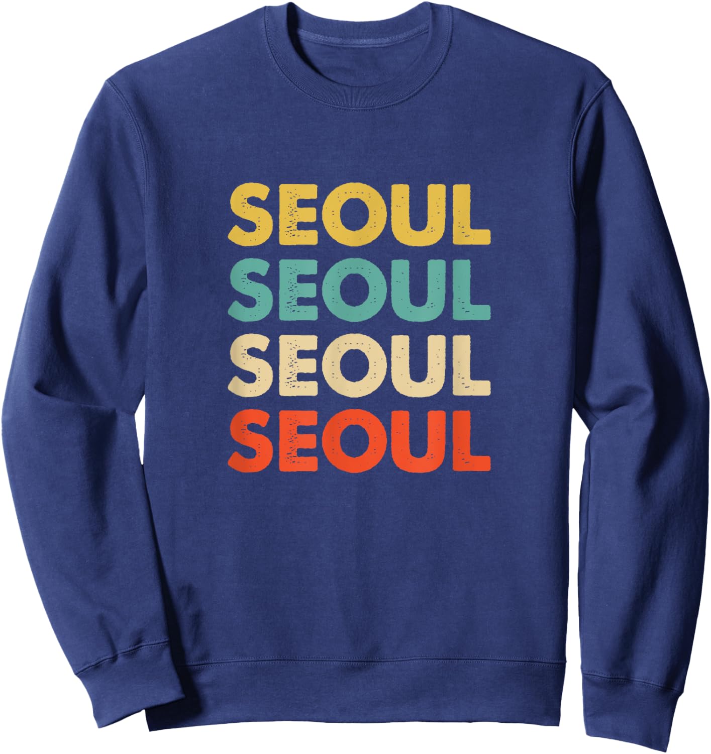 Seoul South Korea Sweatshirt - Sweatshirt | Navy