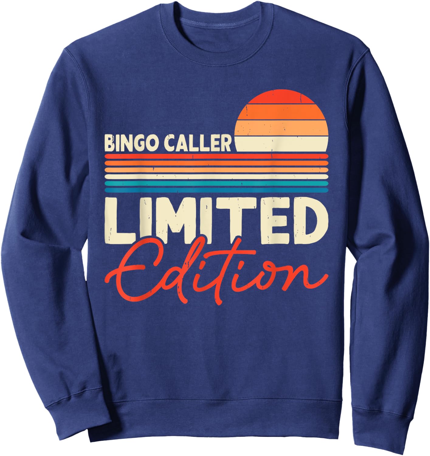 Bingo Caller Limited Edition - Winner Bingo Caller Lottery Sweatshirt - Sweatshirt | Navy