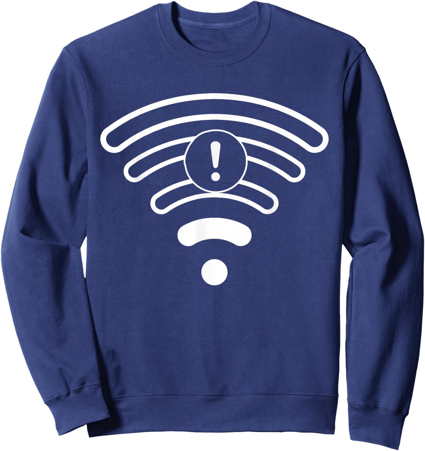 Low No Wifi Signal Lazy DIY Funny Halloween Costume Matching Sweatshirt - Sweatshirt | Navy