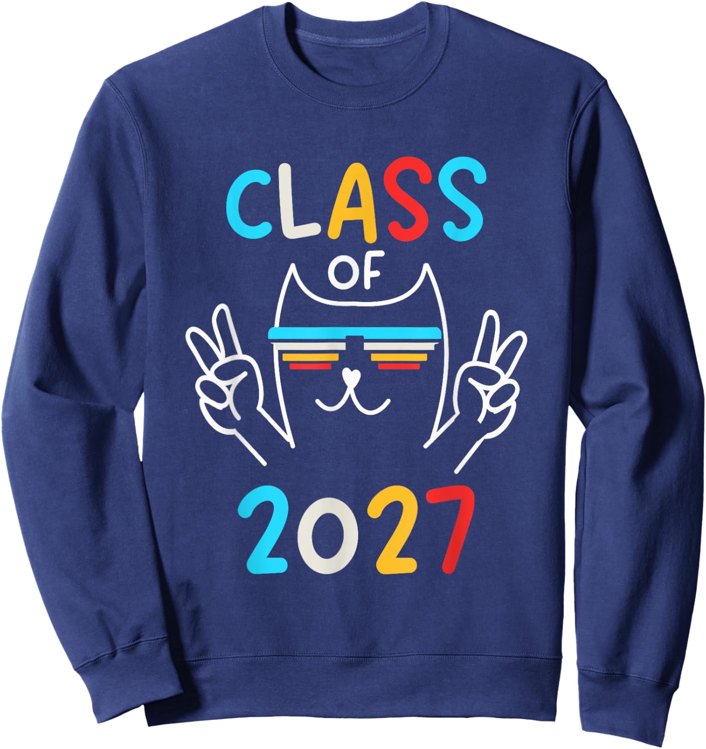 Class Of 2027 Sweatshirt - Sweatshirt | Navy
