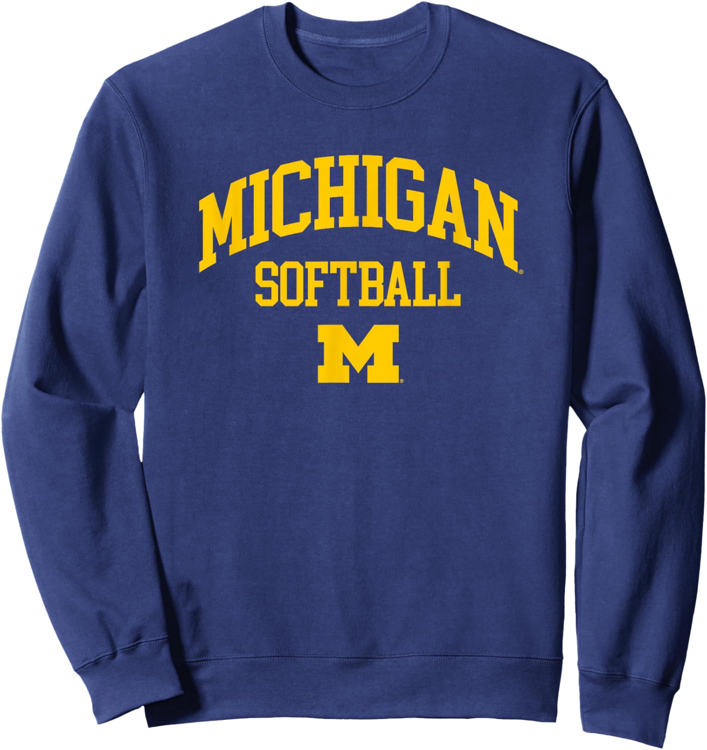 University of Michigan Wolverines U of M Softball Sweatshirt - Sweatshirt | Navy