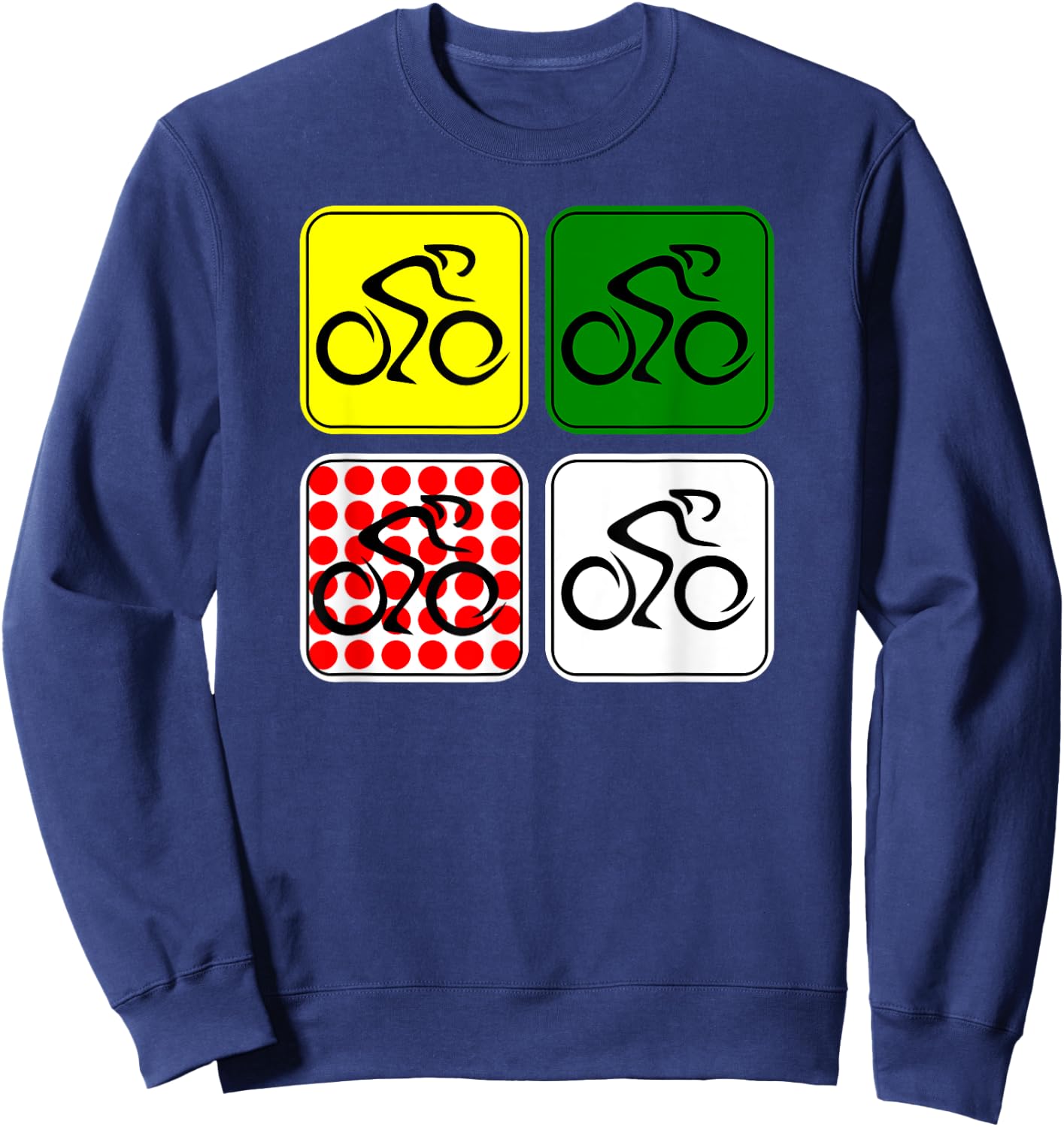 Racing Road Bike Jersey Bicycle Cycling Race Biking Sweatshirt - Sweatshirt | Navy