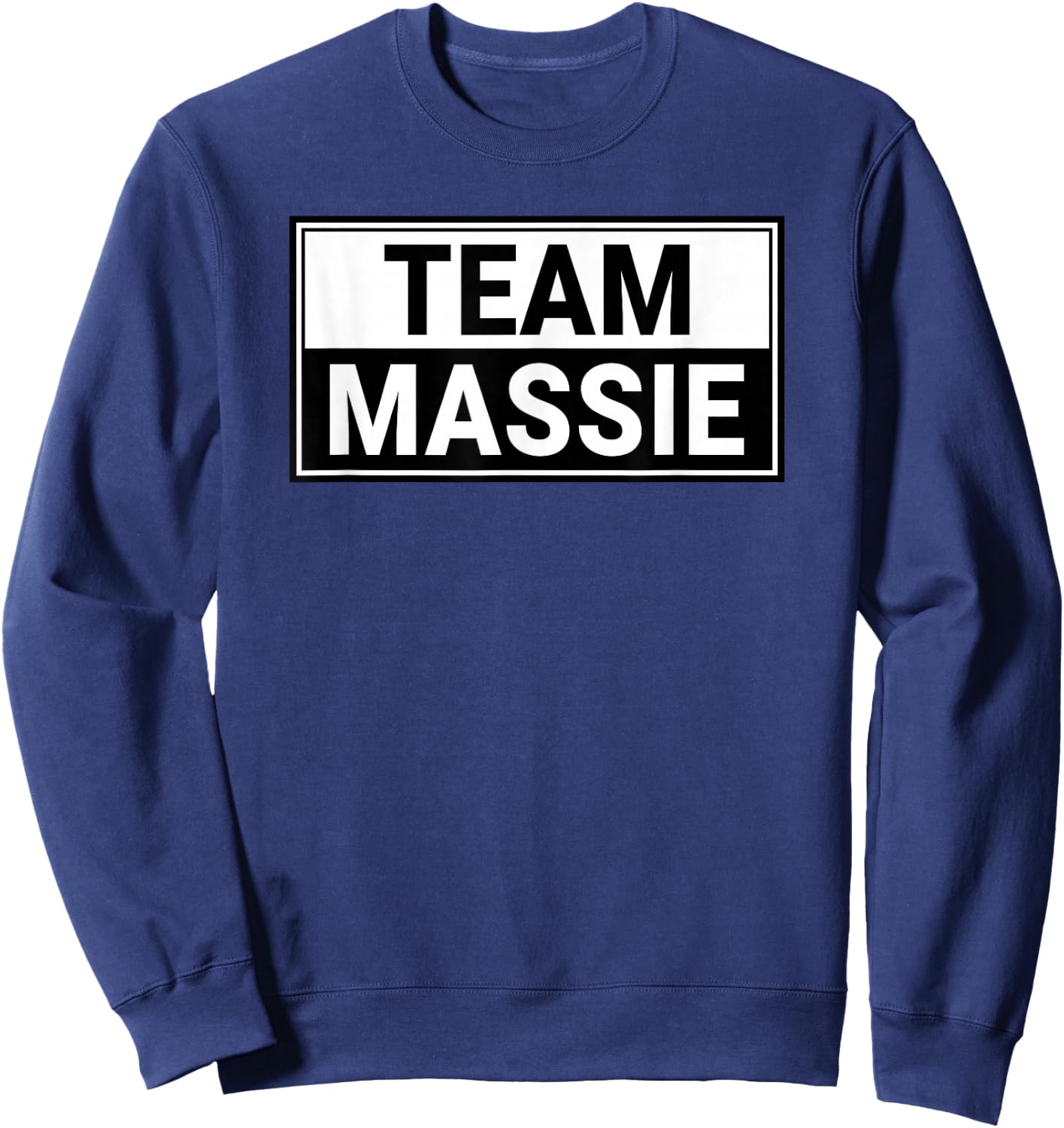 Team Massie - I Stand With True American Thomas Massie Sweatshirt - Sweatshirt | Navy