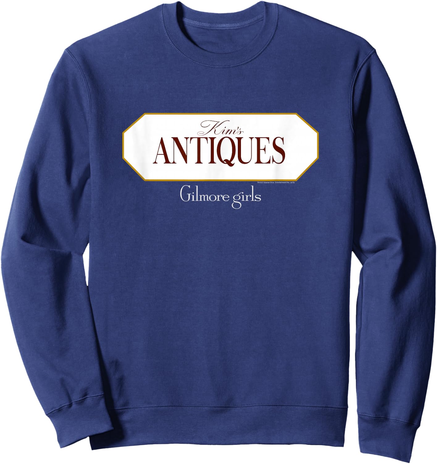 Gilmore Girls Kim's Antiques Logo Sweatshirt - Sweatshirt | Navy