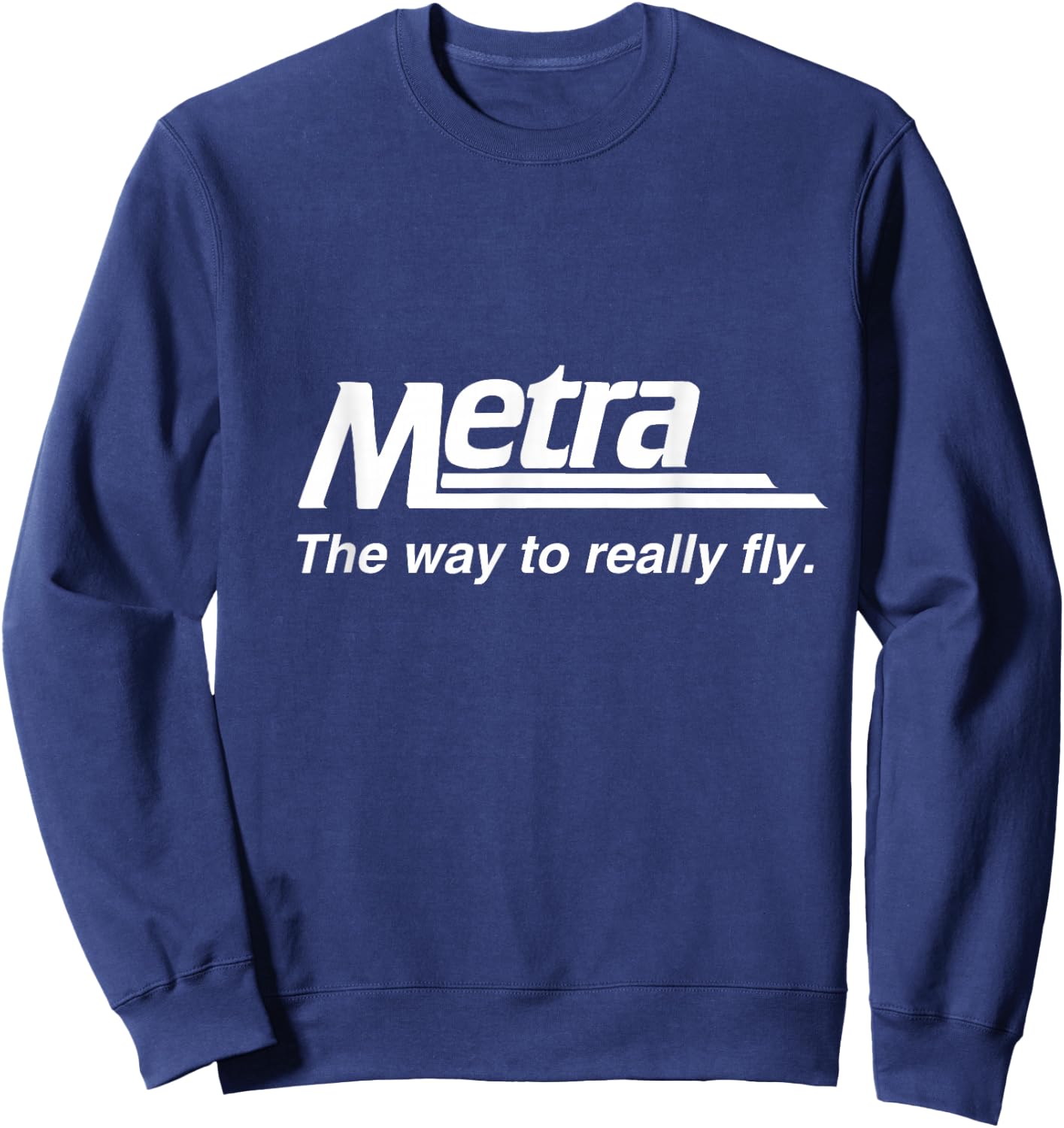 Metra - The way to really fly. Sweatshirt - Sweatshirt | Navy