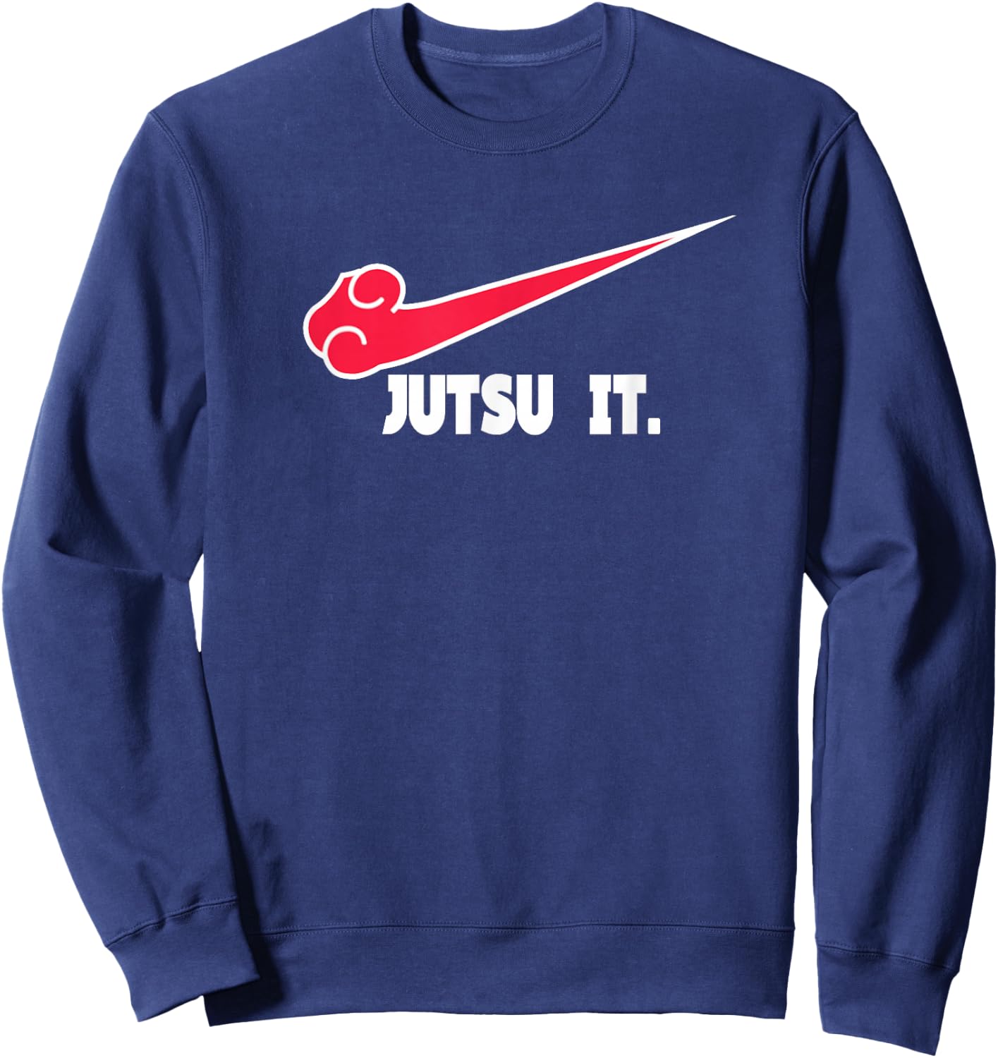 Jutsu It Shirt. Jiu Jitsu | Cute I Love Ju-jutsu Sweatshirt - Sweatshirt | Navy