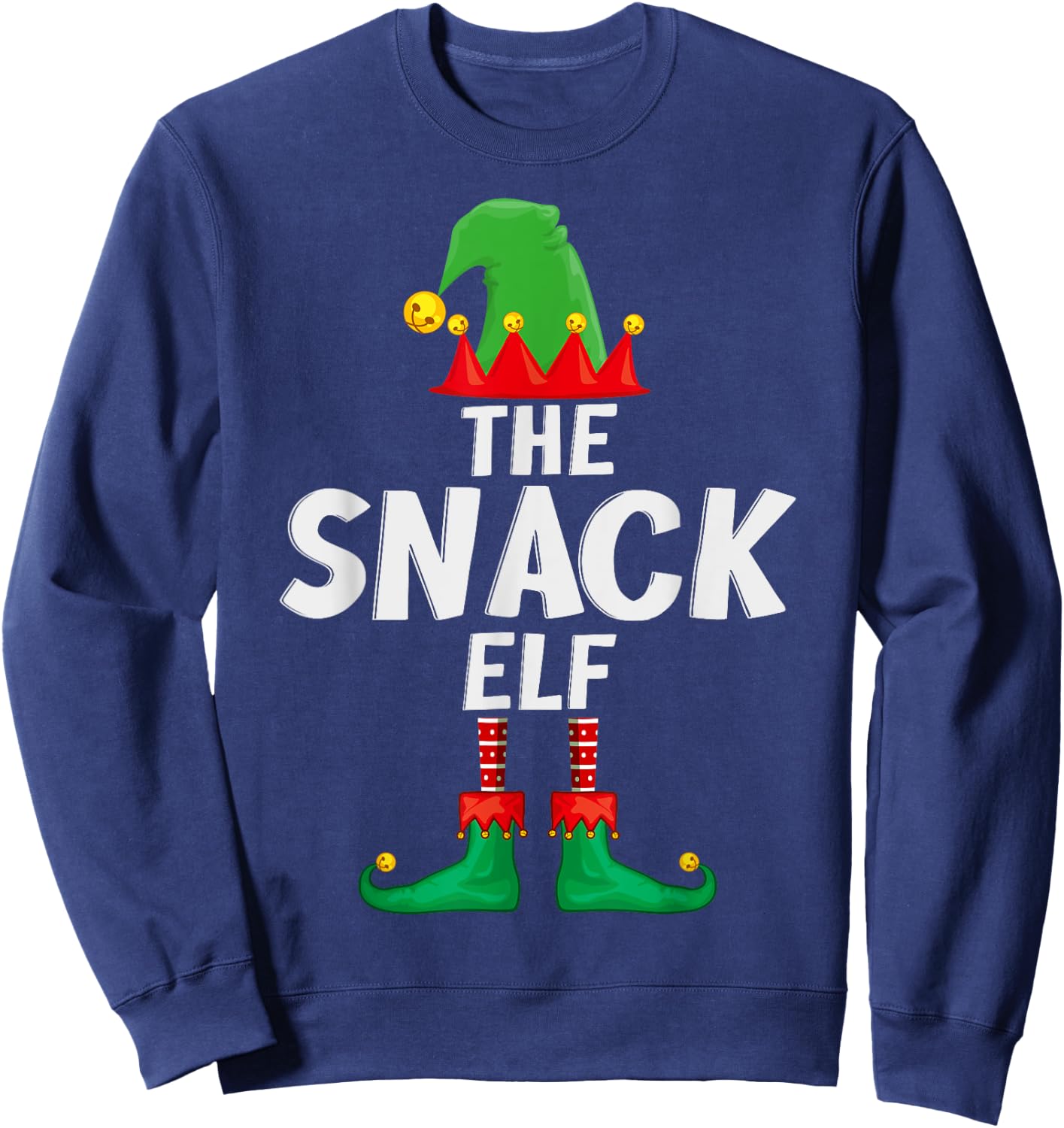 The Snack Elf Matching Family Christmas Sweatshirt - Sweatshirt | Navy