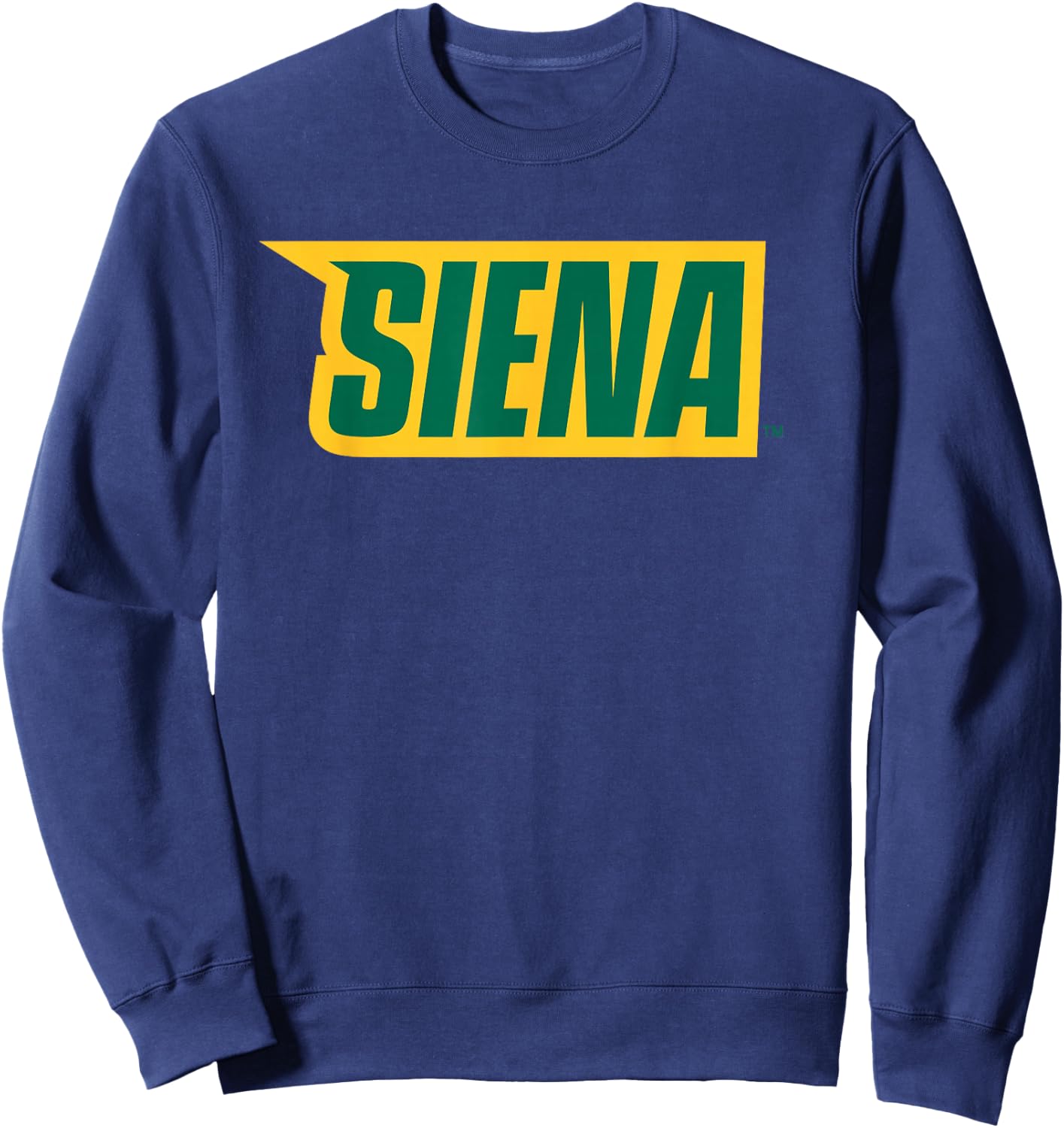 Siena College Saints - Saints Text Logo Sweatshirt - Sweatshirt | Navy
