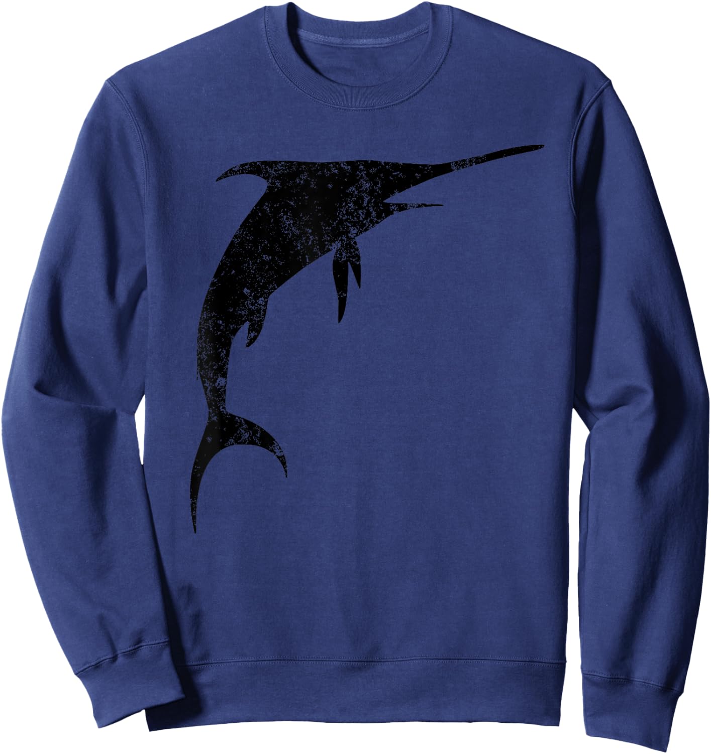 Swordfish Shirt - Vintage Swordfish Sweatshirt - Sweatshirt | Navy
