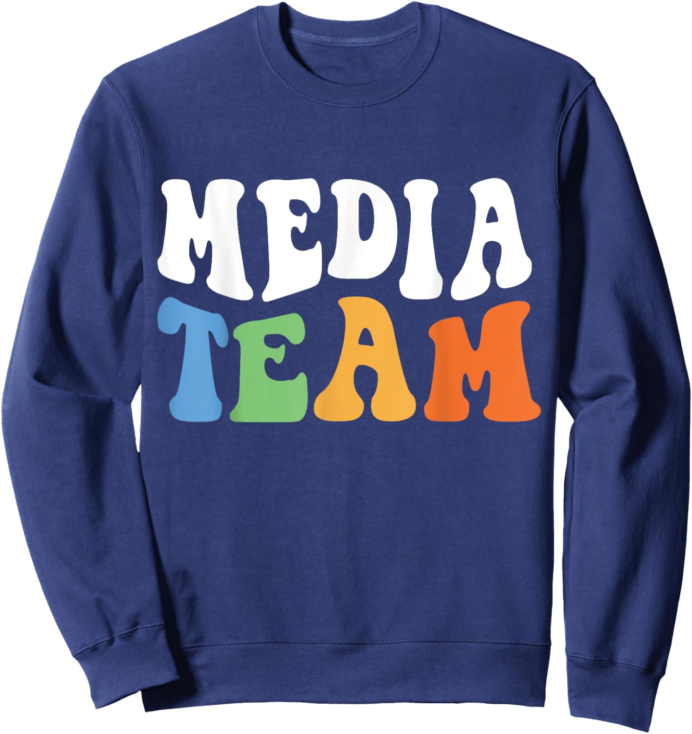 Digital Content Creator Editor PR Media Team Sweatshirt - Sweatshirt | Navy