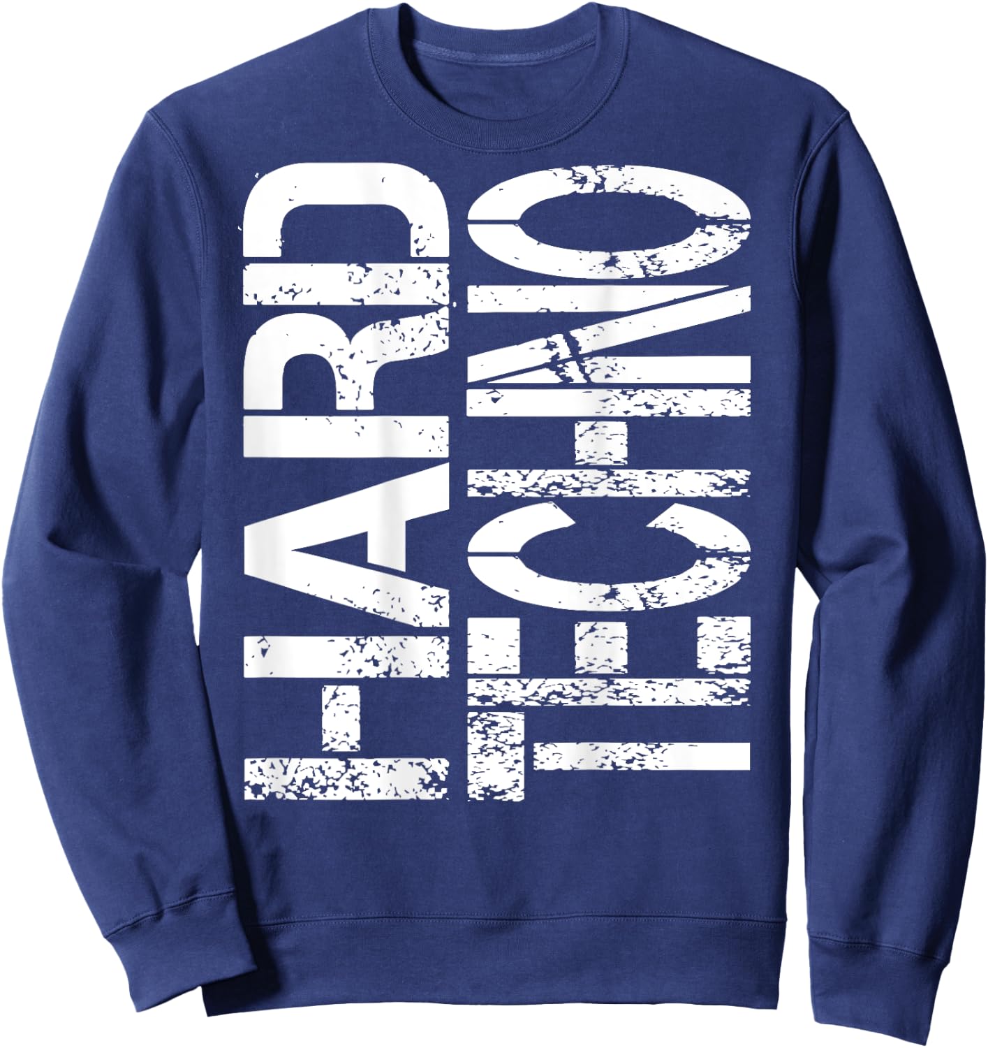 HARD TECHNO. I love Techno music. Techno raver and Sweatshirt - Sweatshirt | Navy