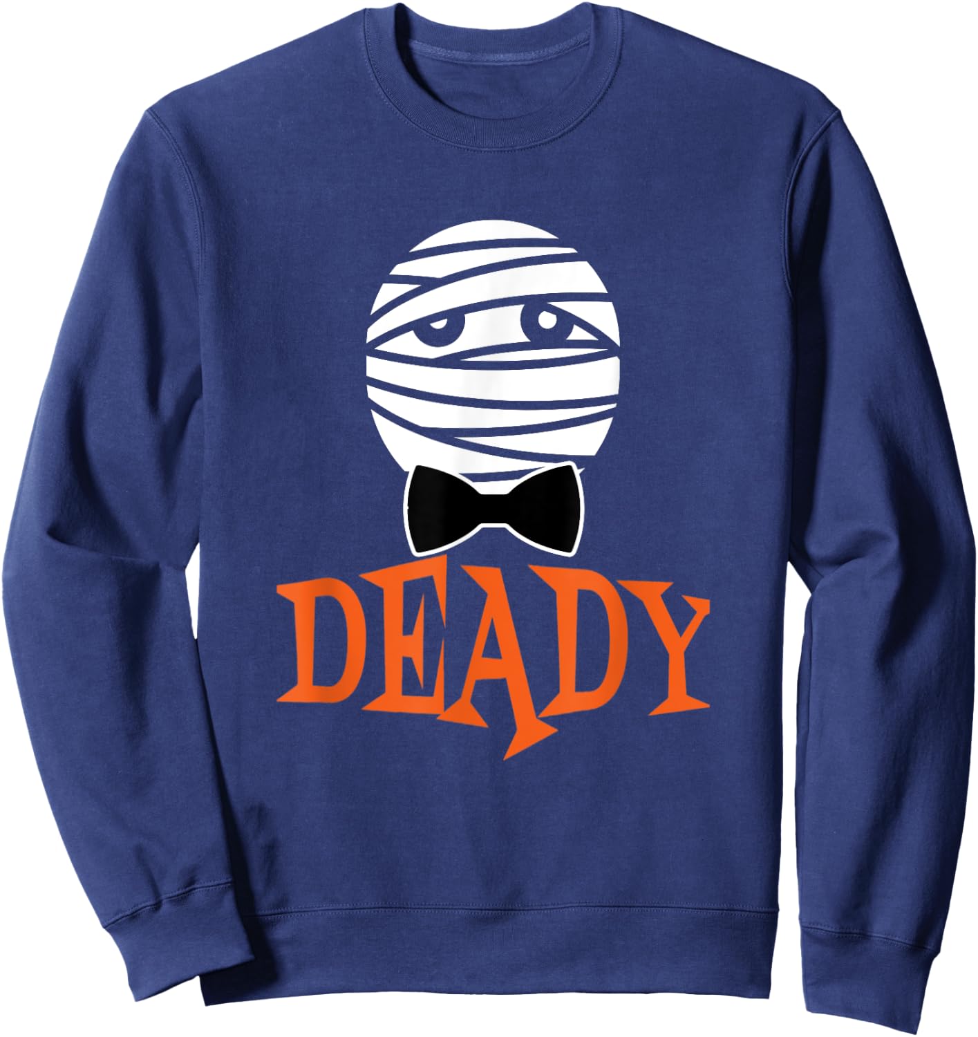 Deady Mummy Halloween Dad Sweatshirt - Sweatshirt | Navy