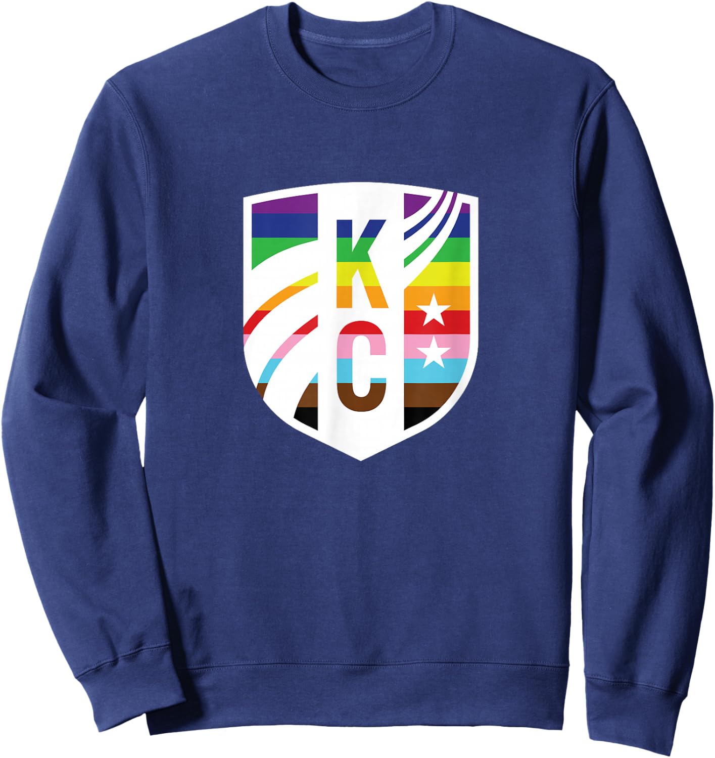 NWSL Kansas City Current Pride Crest Sweatshirt - Sweatshirt | Navy