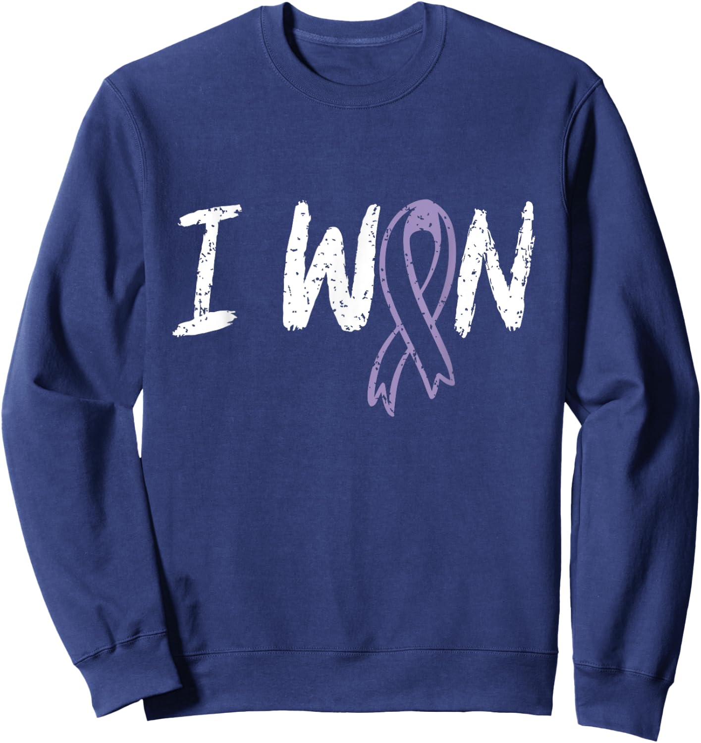 Cancer Warriors co Testicular Cancer Survivor I Won - Men's Black Classic Fit Short Sleeve - Small Sweatshirt - Sweatshirt | Navy