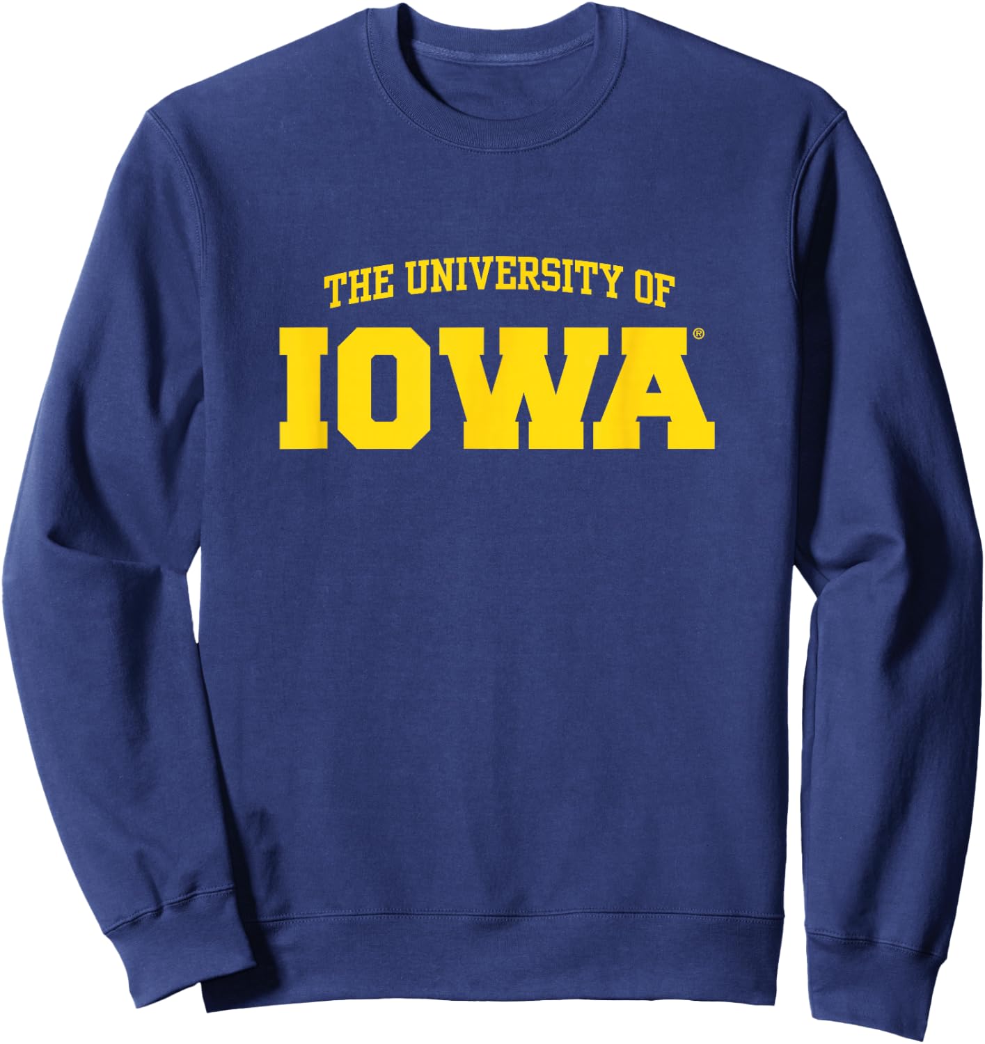 License Champs University of Iowa Hawkeyes | Official NCAA | OCIMPIO001 , Small, Black Sweatshirt - Sweatshirt | Navy