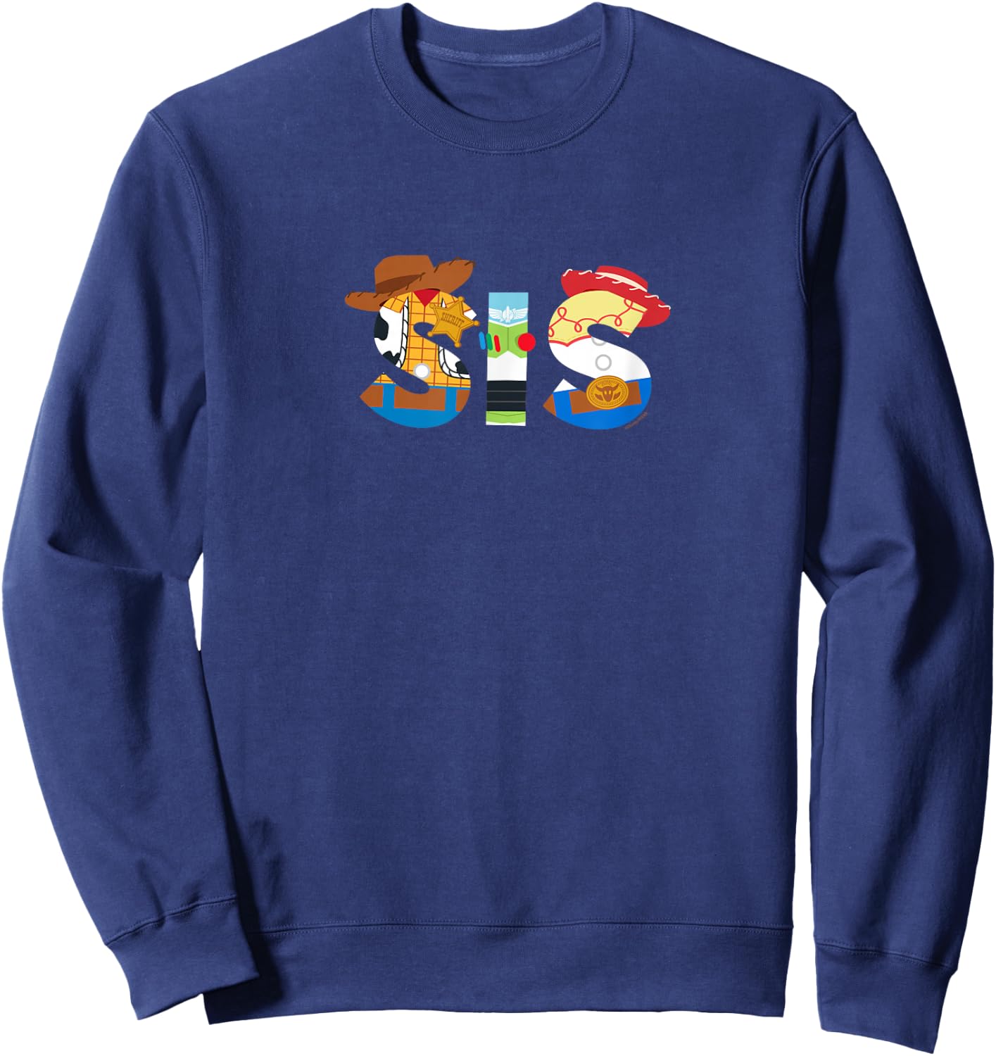 Disney and Pixar’s Toy Story Sis Sister Family Birthday Sweatshirt - Sweatshirt | Navy