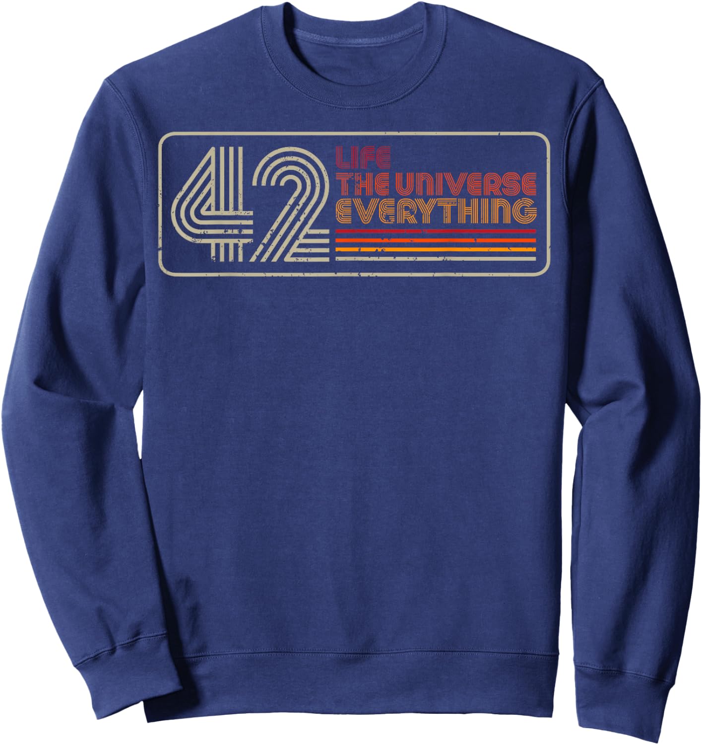 42 Life The Universe Everything Sweatshirt - Sweatshirt | Navy