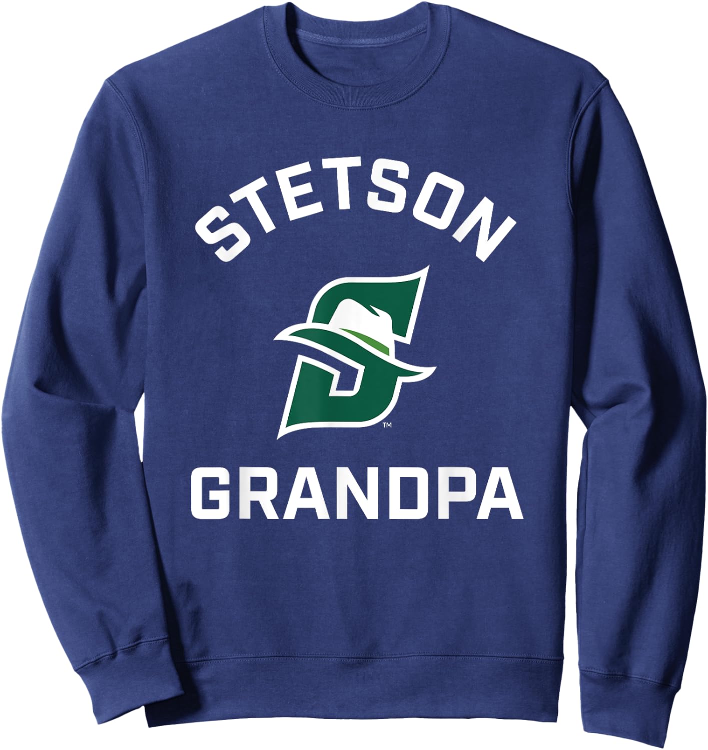 Stetson University Hatters Arched Grandpa Sweatshirt - Sweatshirt | Navy
