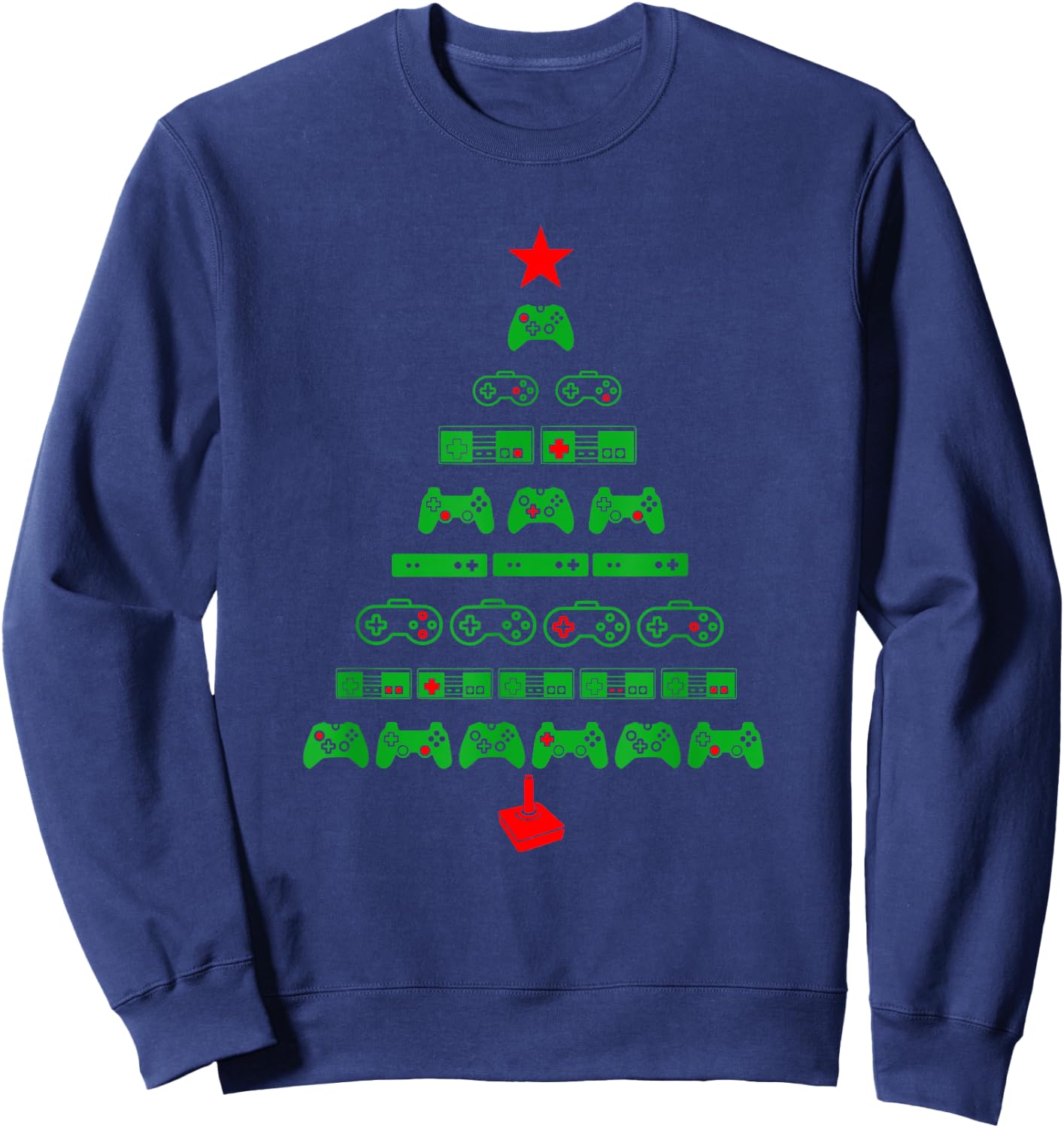 Christmas Gamer Shirt - Video Games Sweatshirt - Sweatshirt | Navy