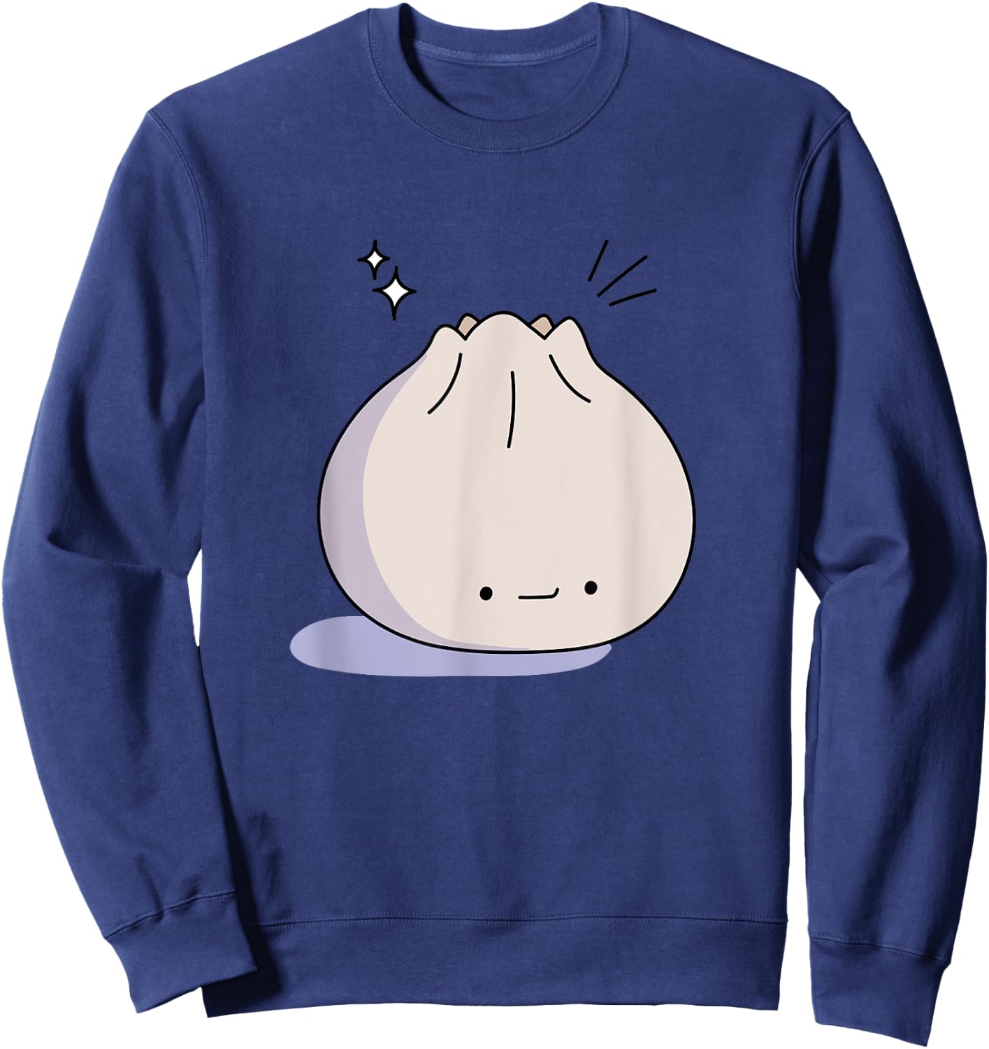 Kawaii Soup Dumpling Sweatshirt - Sweatshirt | Navy