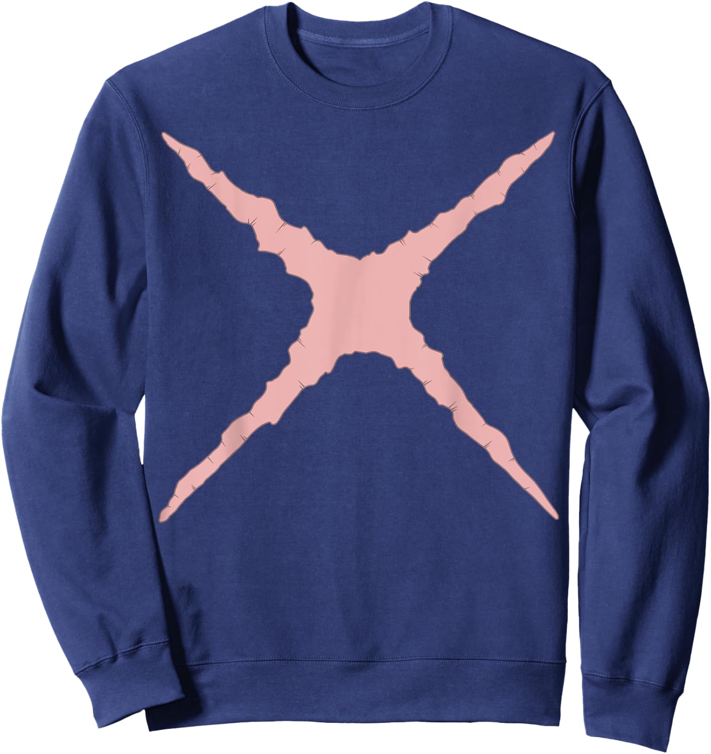 Anime Cosplay Anime Costume Anime Training Scar Anime Gym Sweatshirt - Sweatshirt | Navy