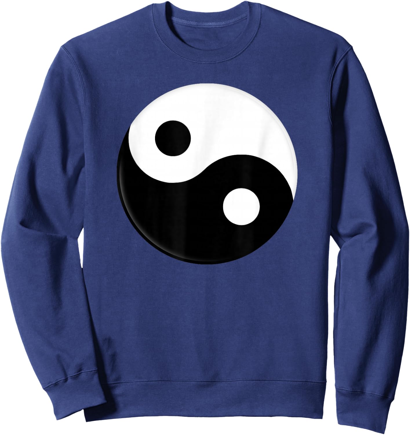 Yin Yang Classic Black White Symbol Vintage Chinese Gift Sweatshirt - Sweatshirt | Navy