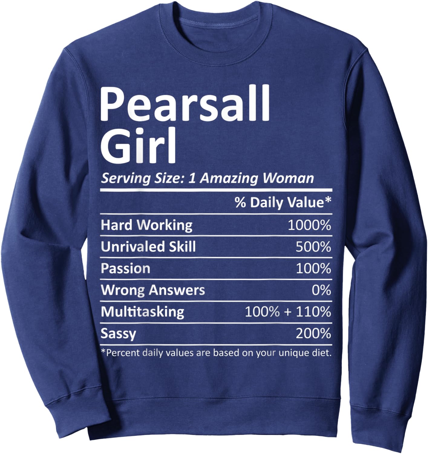 PEARSALL GIRL TX TEXAS Funny City Home Roots USA Gift Sweatshirt - Sweatshirt | Navy