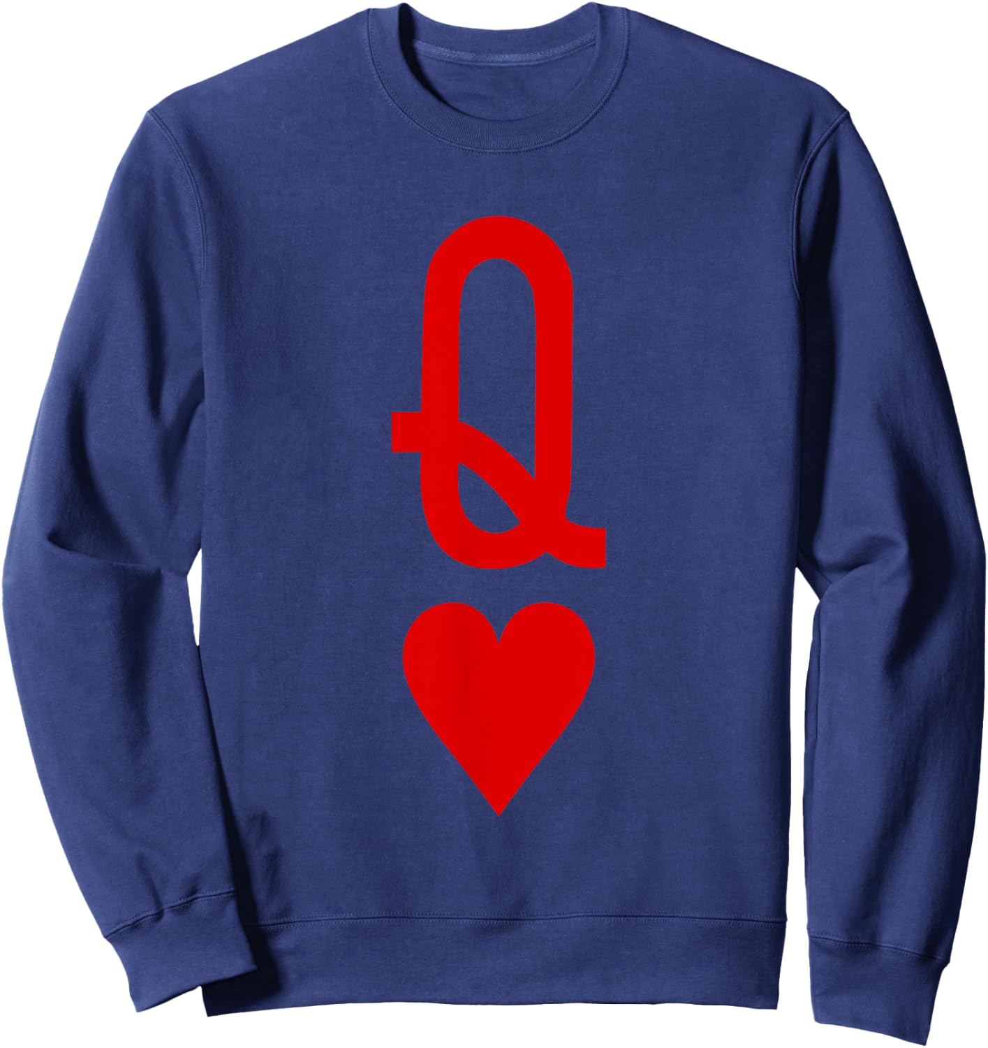 Queen of Hearts Sweatshirt - Sweatshirt | Navy