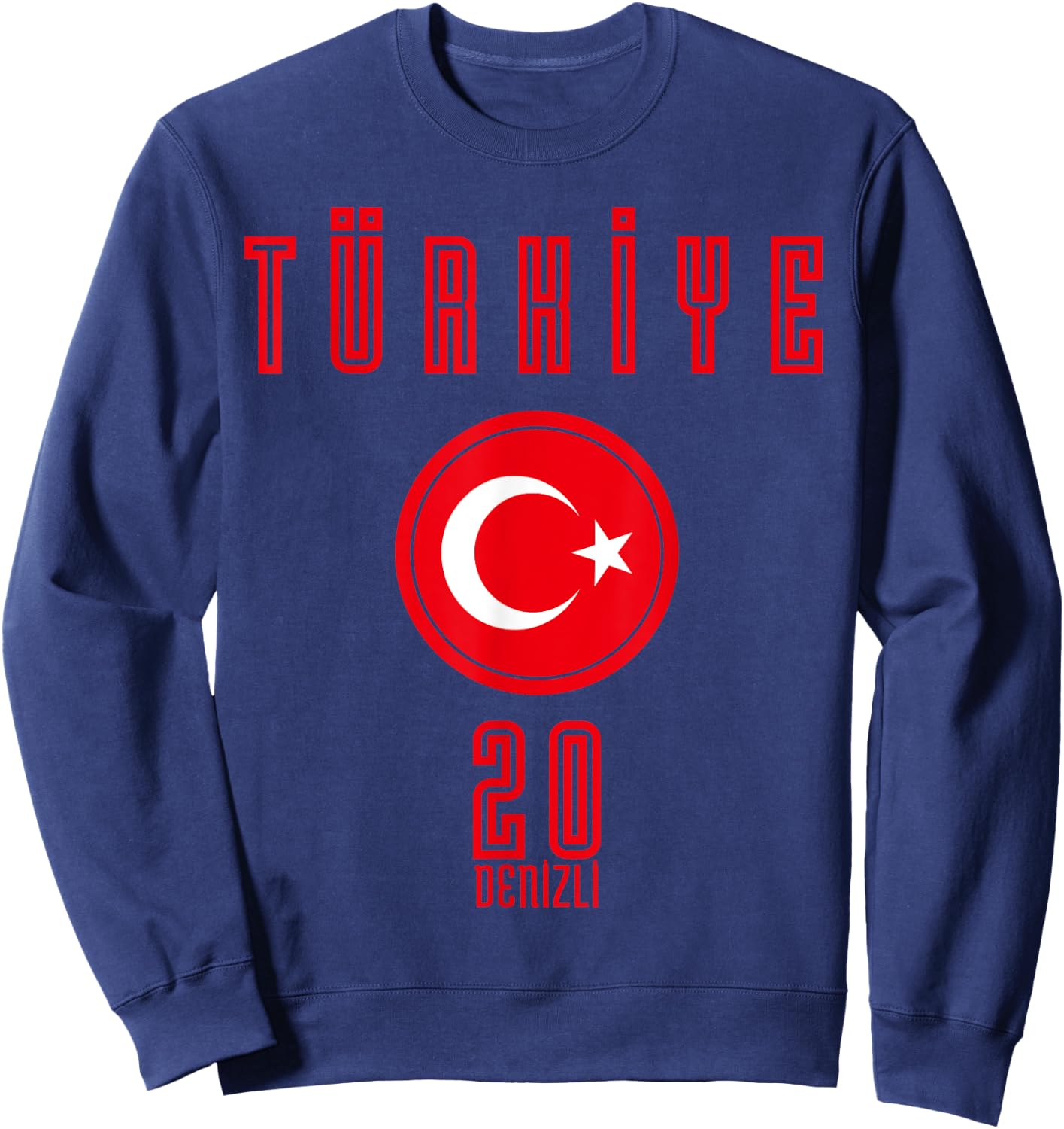 Turkish Milli Takim - 20 Denizli Sweatshirt - Sweatshirt | Navy