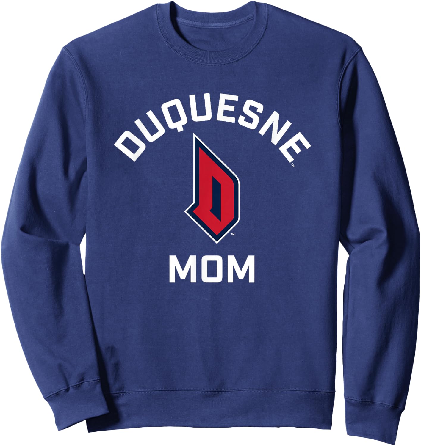Campus Lab Duquesne University Dukes Arched Mom Sweatshirt - Sweatshirt | Navy